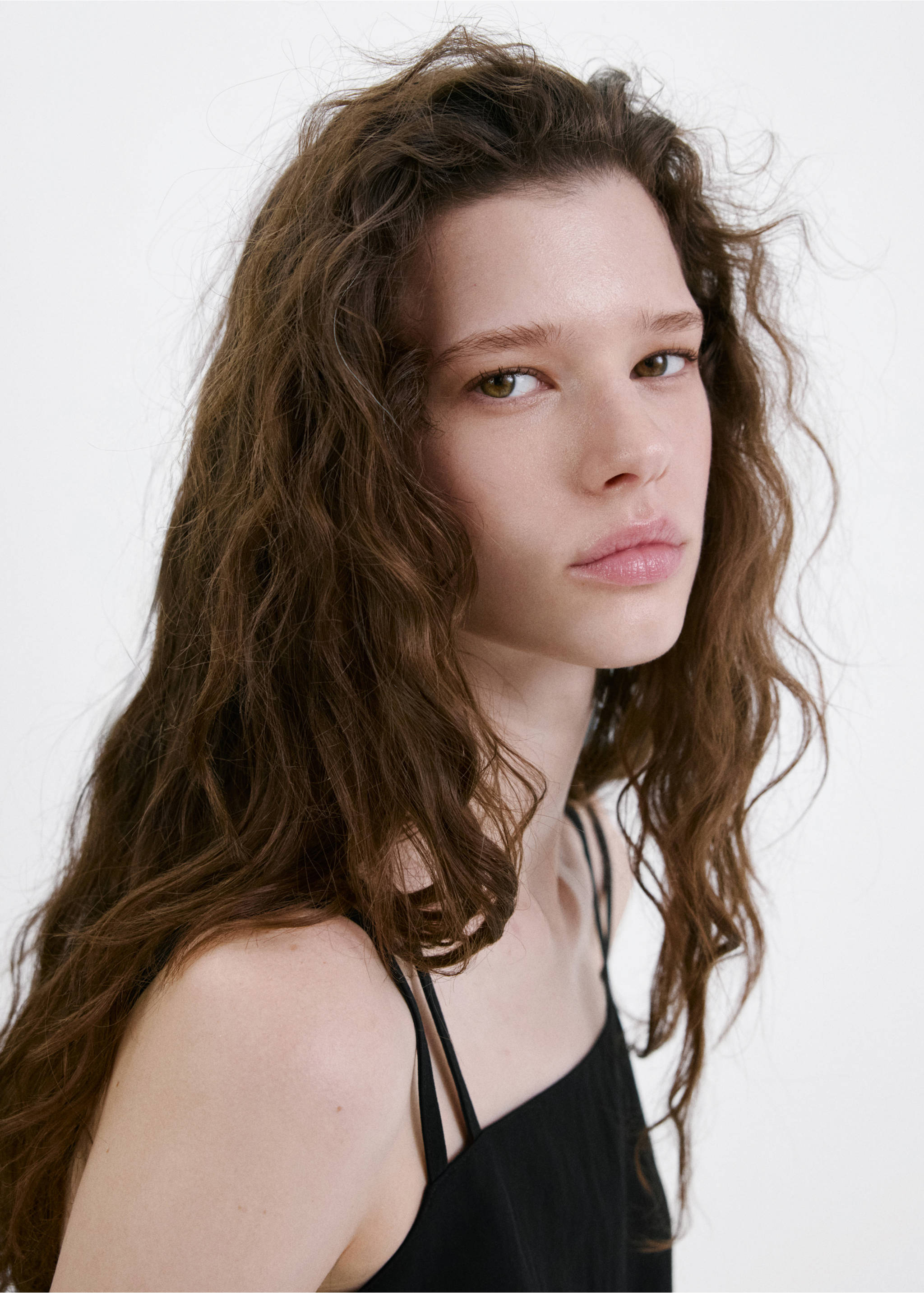 Top Lyocell bretelles doubles - Détail de l'article 1, Noir. Ref: 27067917-00.