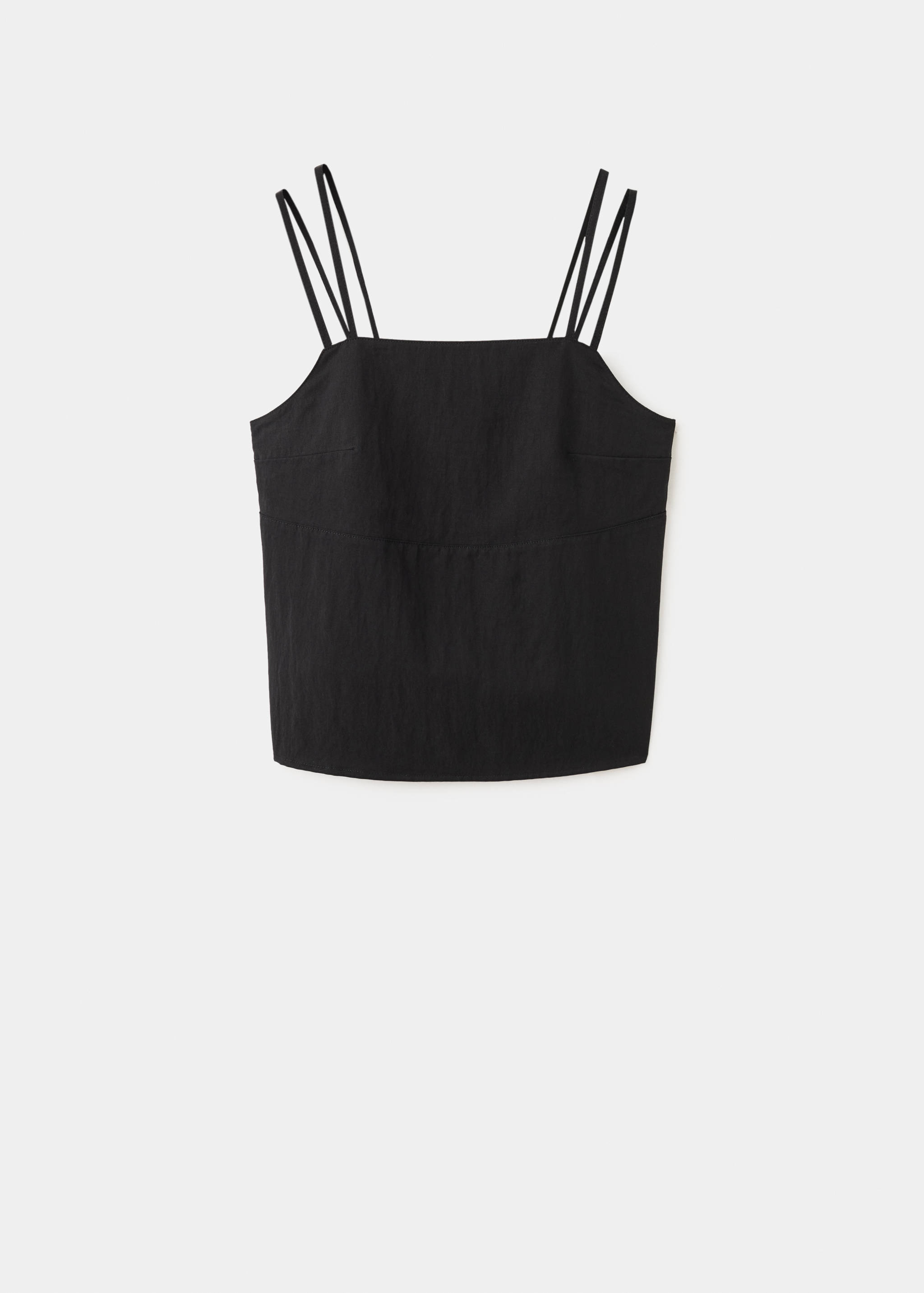 Top Lyocell bretelles doubles - Article sans modèle