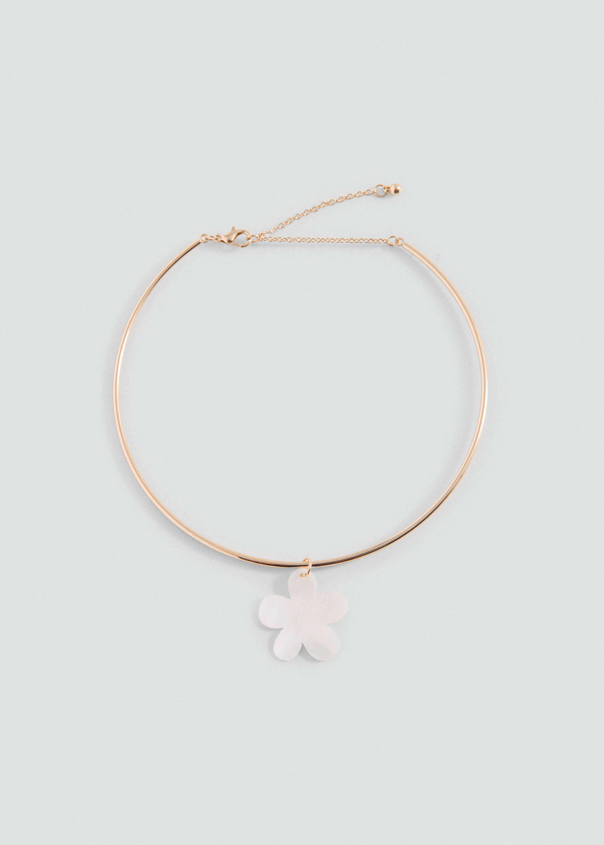 Collier rigide fleur - Article sans modèle