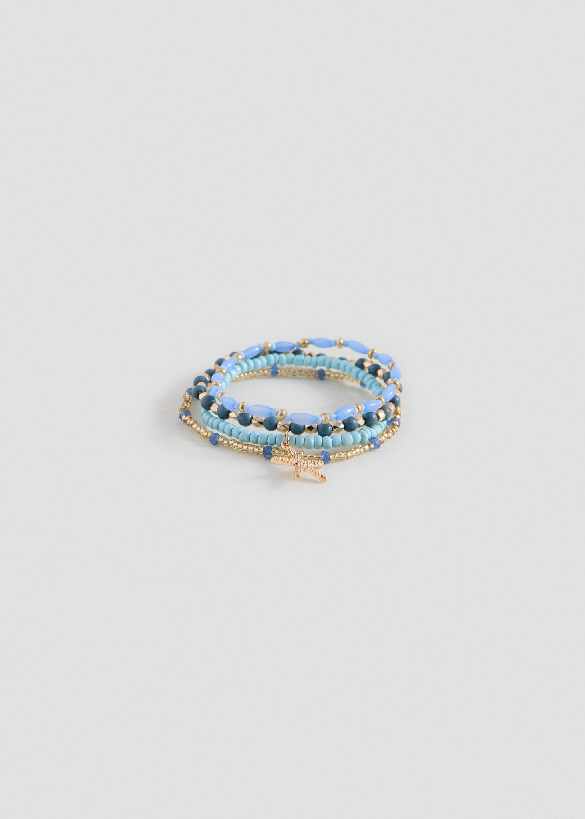 Lot 4 bracelets résine combinés - Article sans modèle