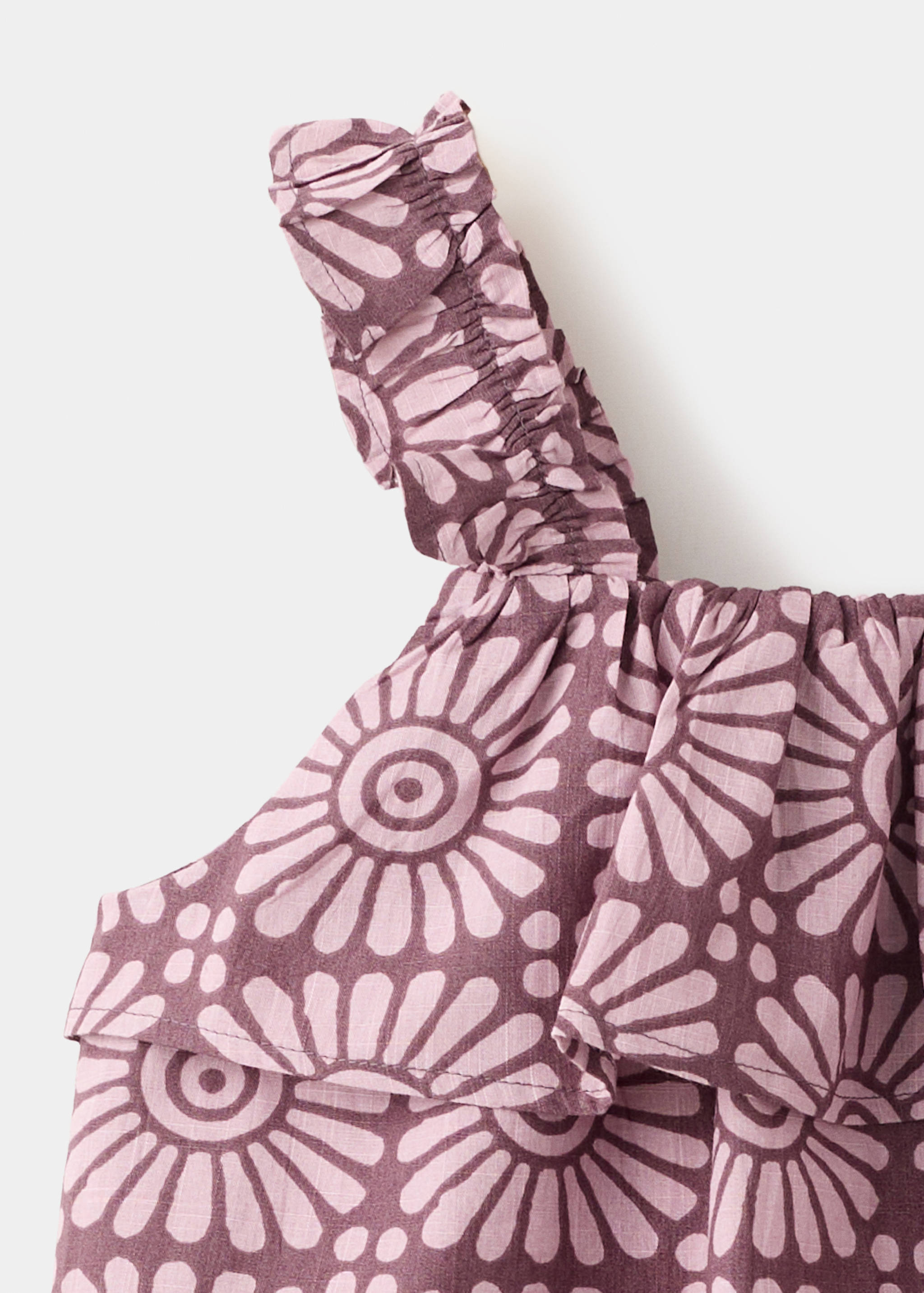 Ruffles printed blouse - Details of the article 8