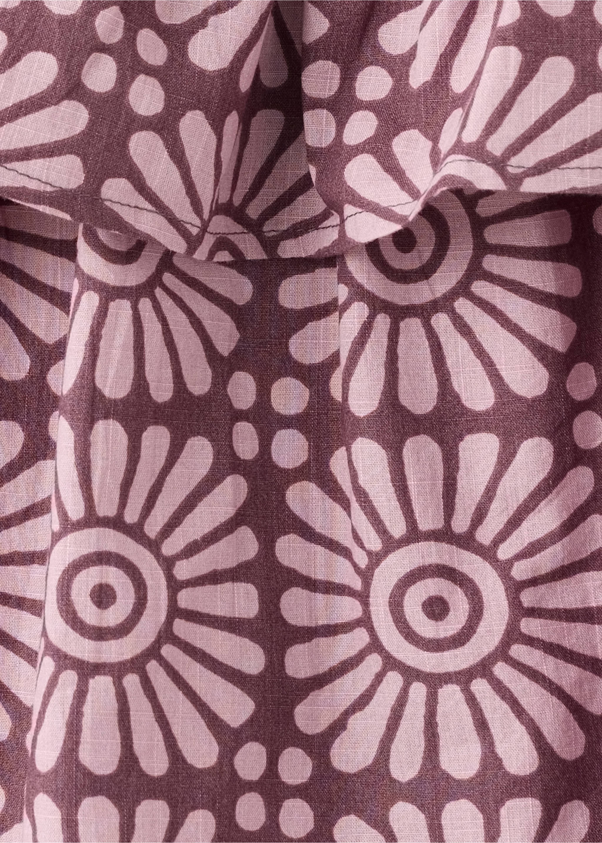 Blouse imprimée à volants - Détail de l'article 0, Violet clair/pastel. Ref: 27067921-00.