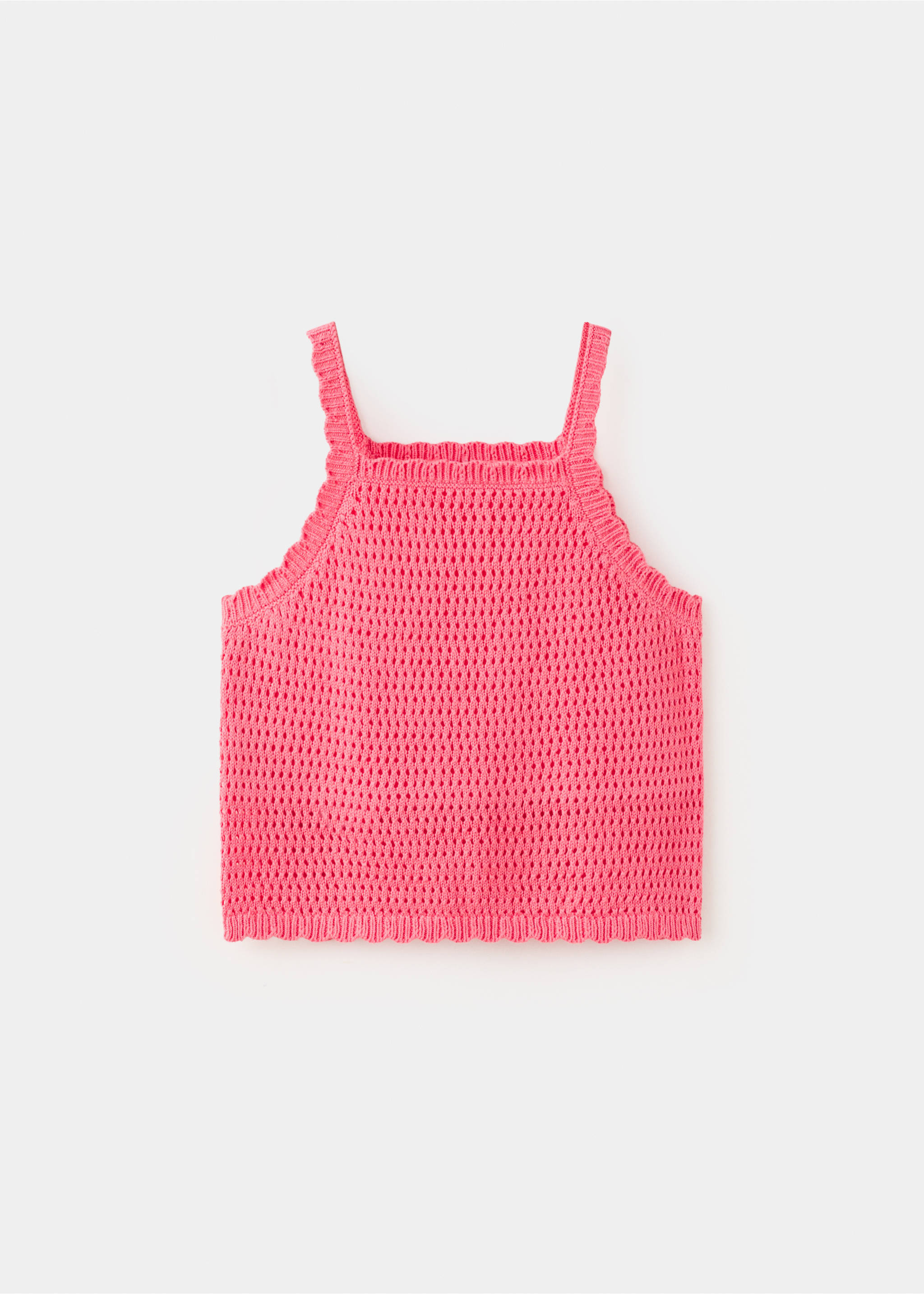Crochet top - Article without model, Medium Pink. Ref: 27067924-00.