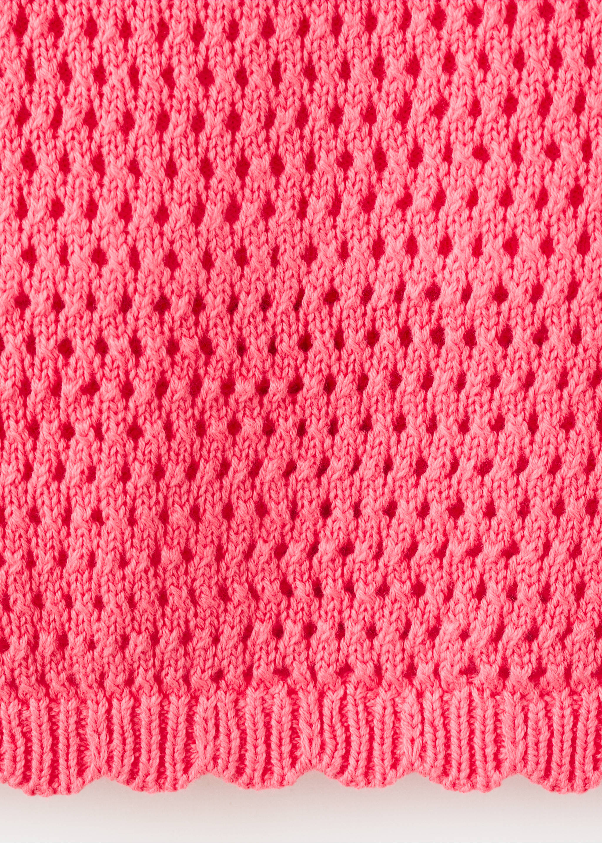 Crochet top - Details of the article 0, Medium Pink. Ref: 27067924-00.