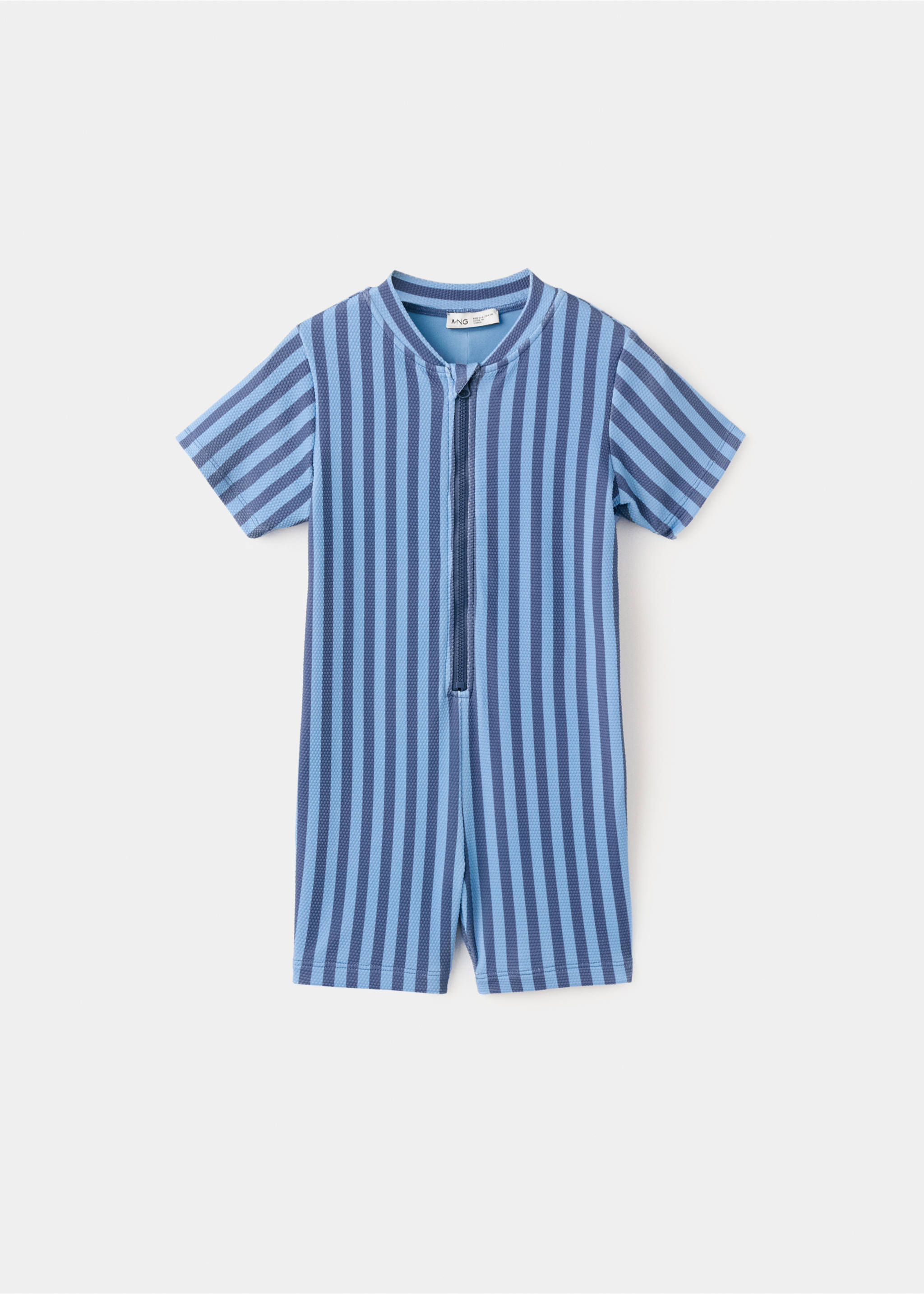 Striped swimsuit jumpsuit - Article without model, Blue. Ref: 27067929-00.