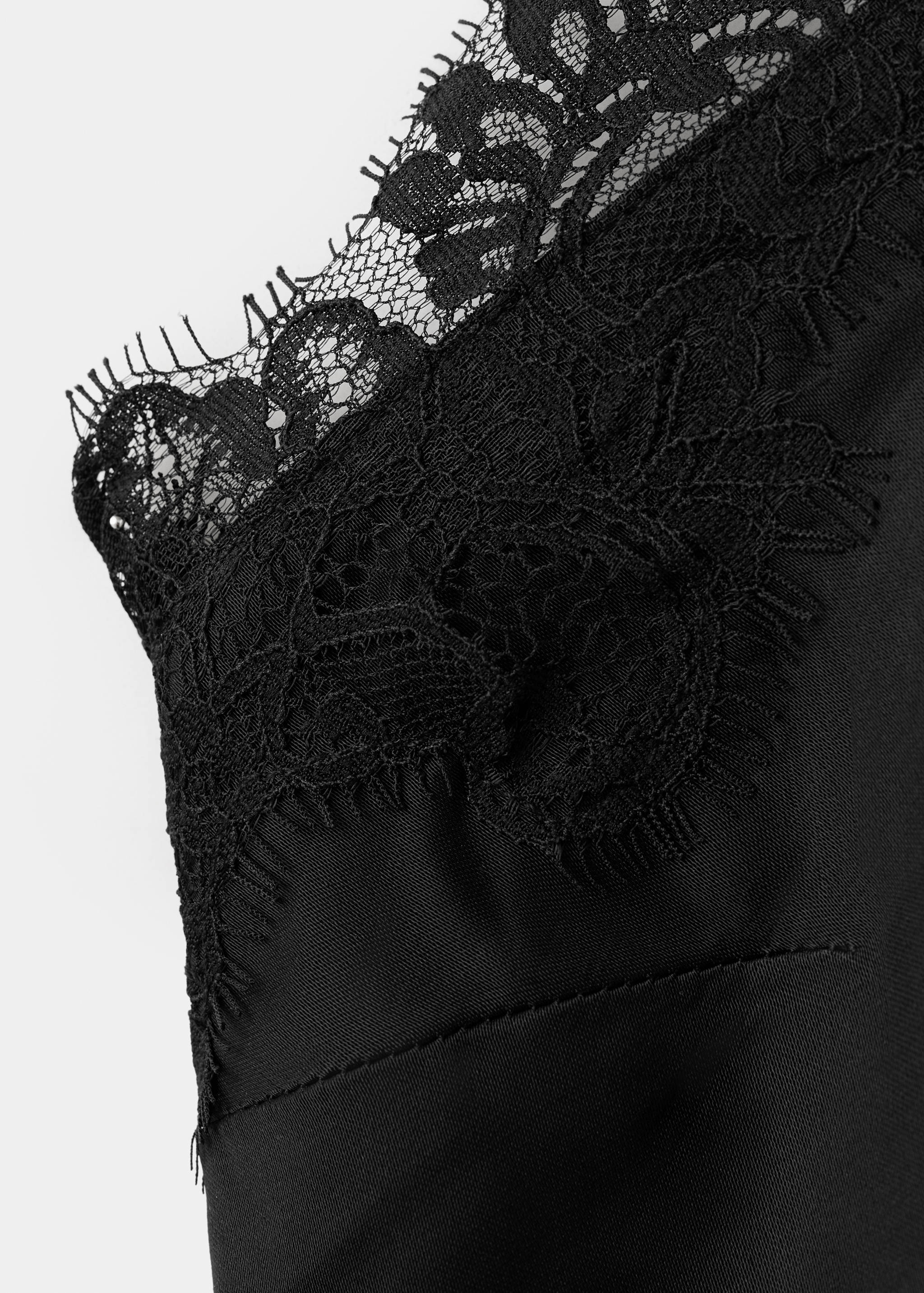 Vestido lencero satinado - Detalle del artículo 8