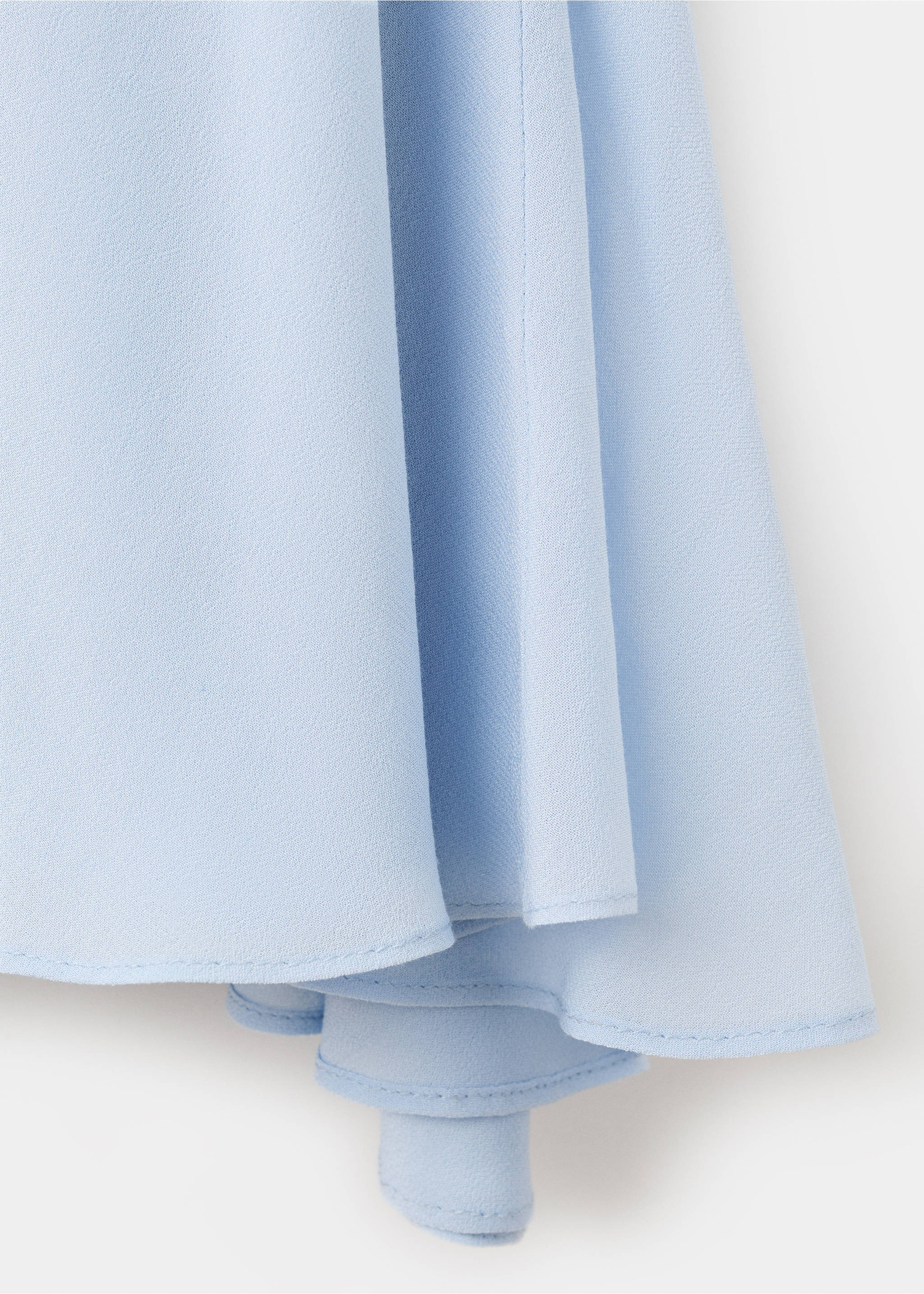 Robe asymétrique froncée - Détail de l'article 0, Bleu ciel. Ref: 27067940-00.