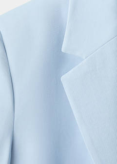 Straight-fit suit blazer — Sky Blue 8