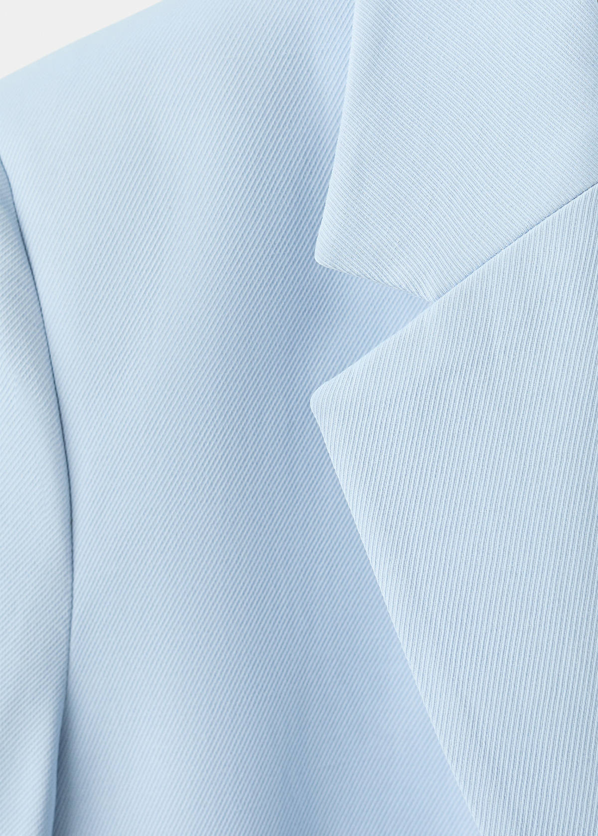 Straight-fit suit blazer — Sky Blue