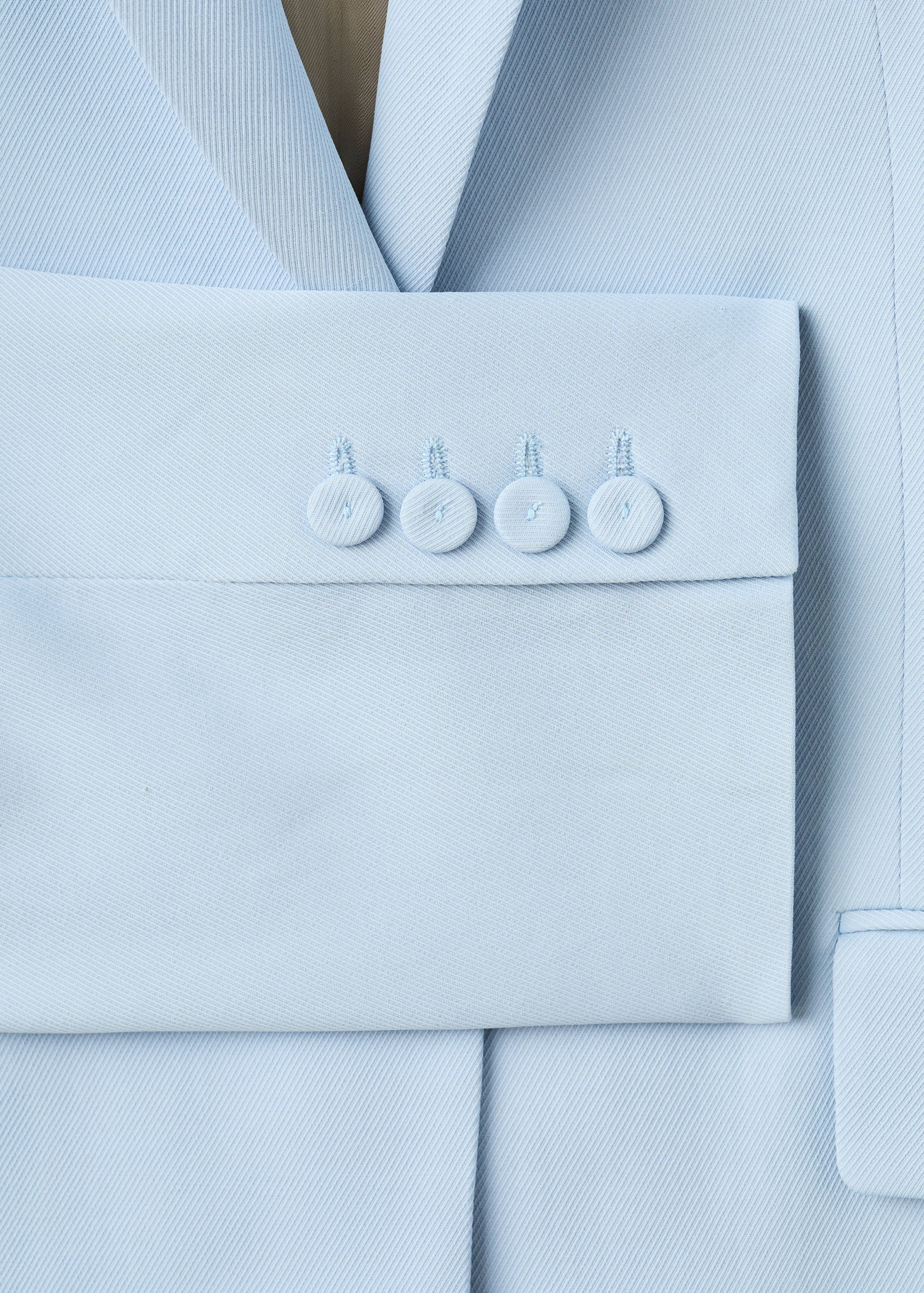 Straight-fit suit blazer - Details of the article 0