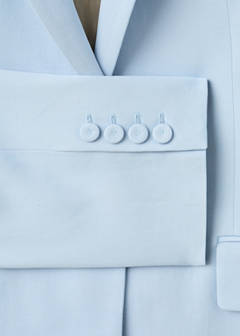 Straight-fit suit blazer — Sky Blue 10