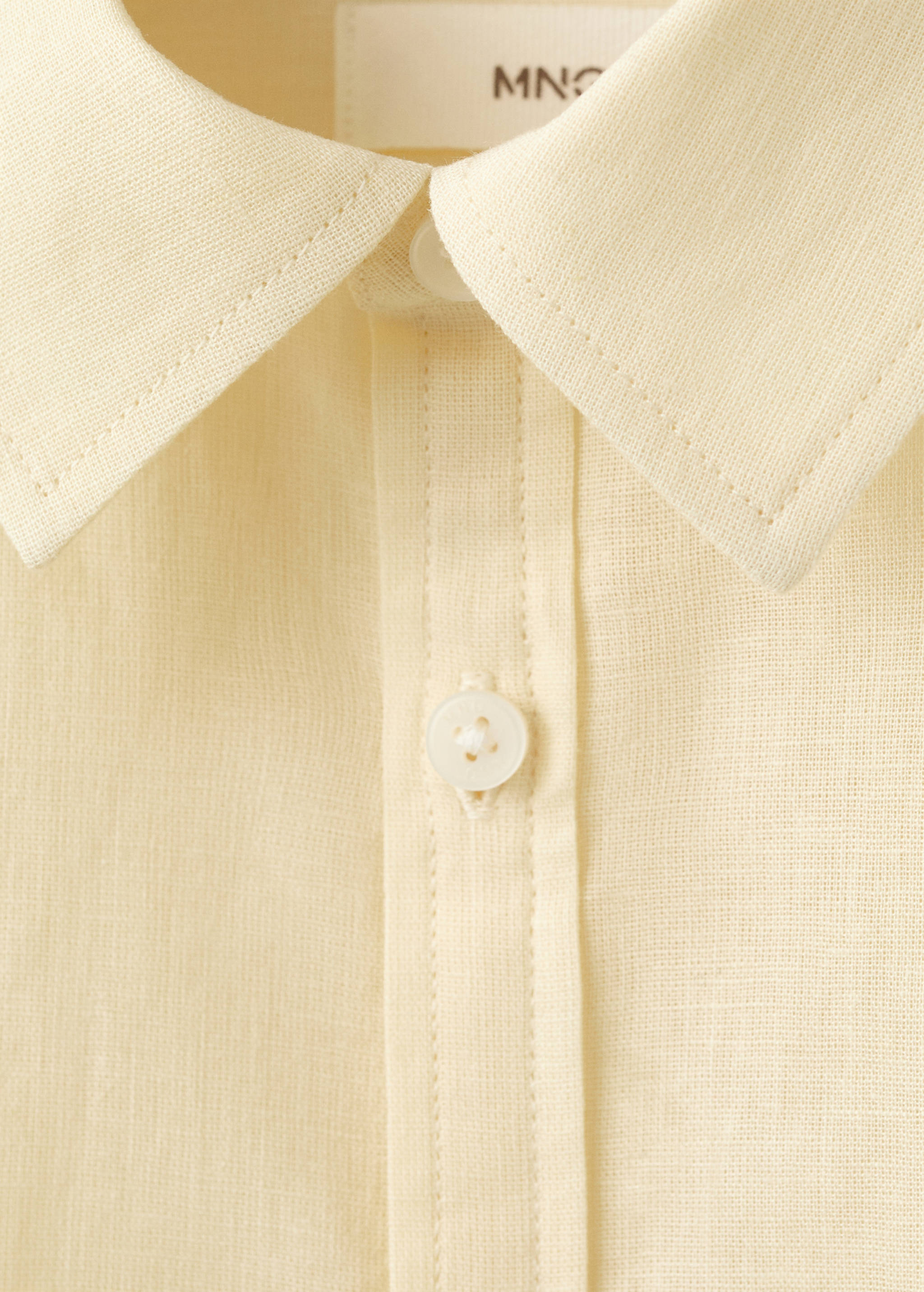 Camisa recta lino - Detalle del artículo 8