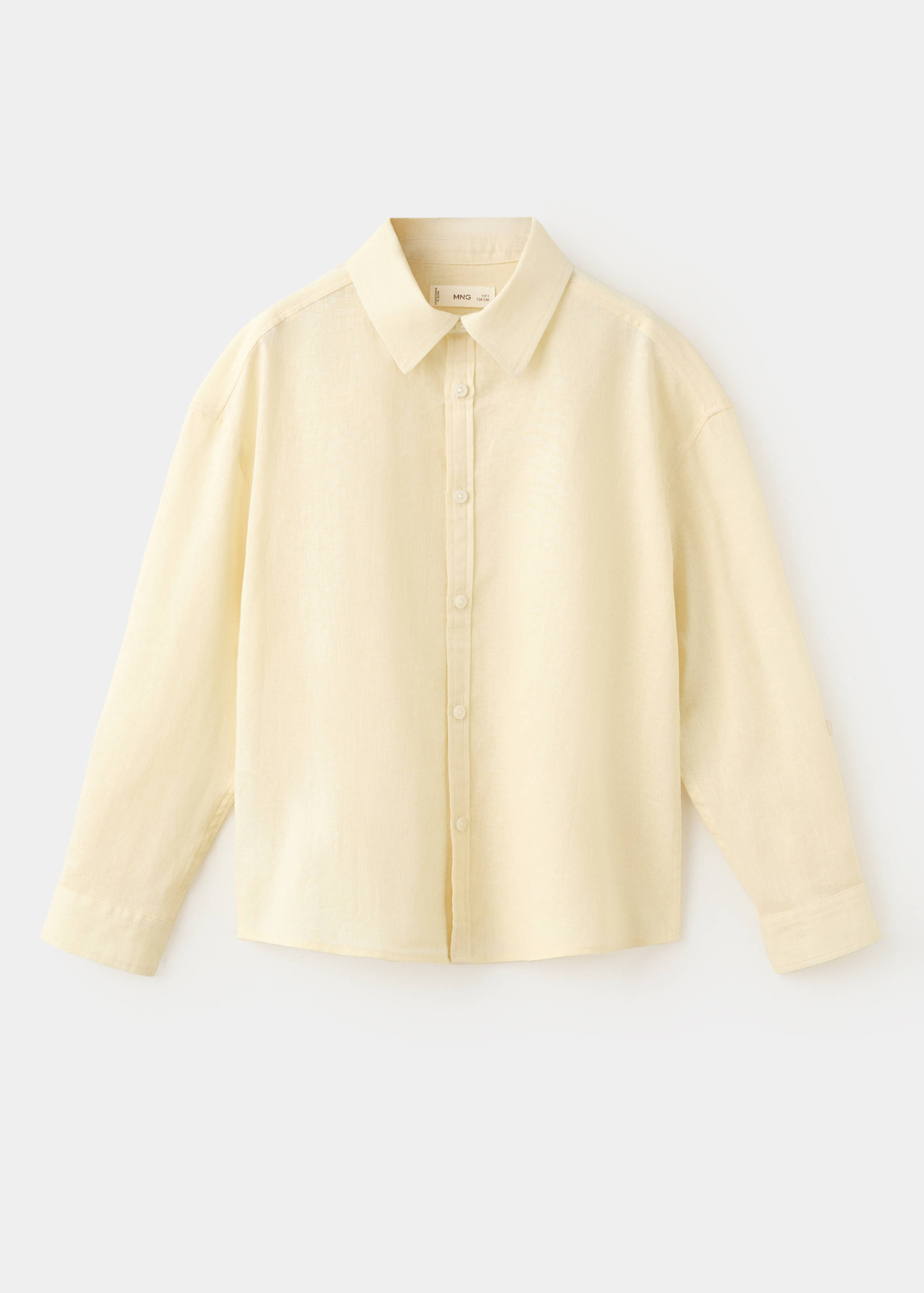 Camisa recta lino - Artículo sin modelo