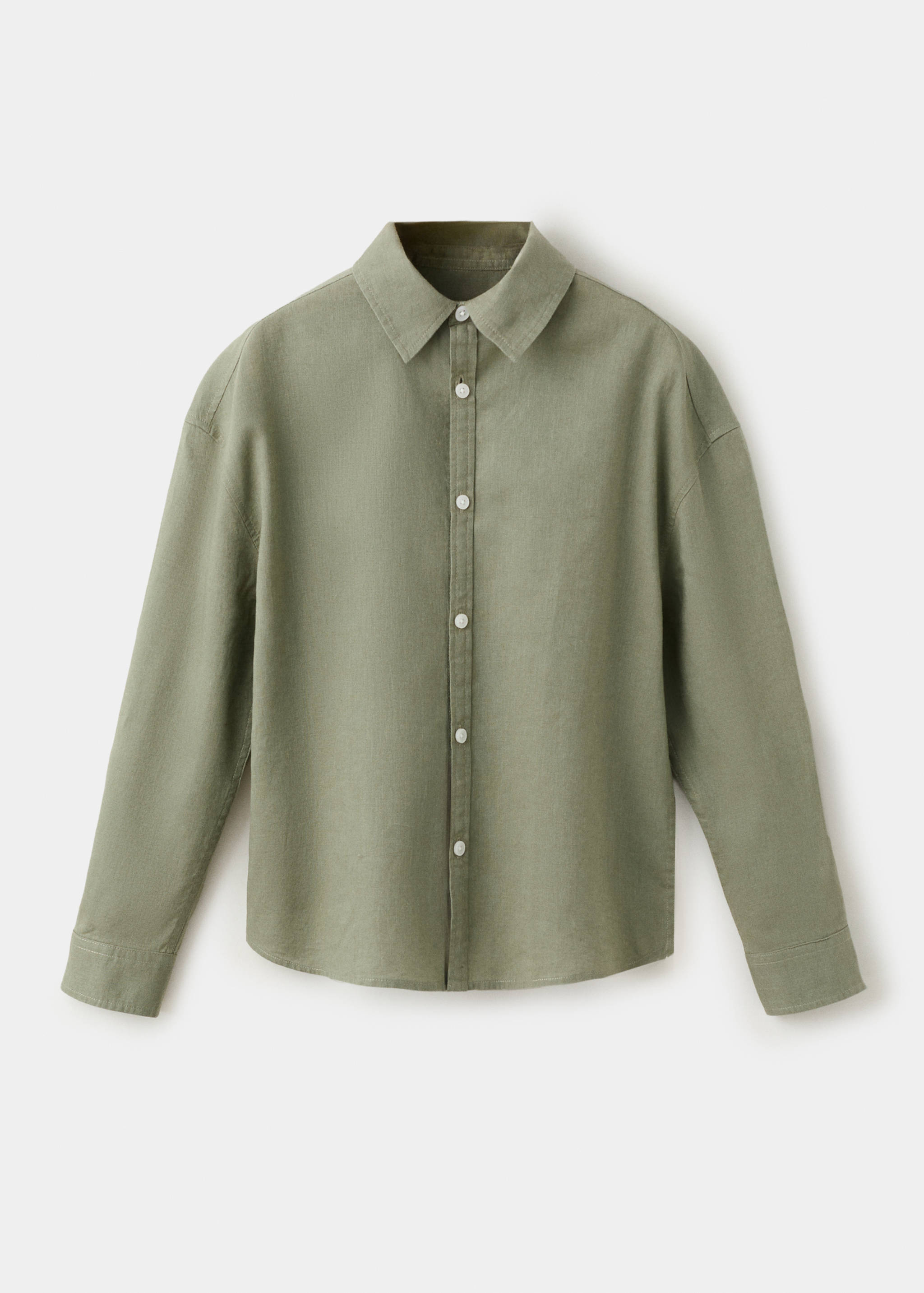 Camisa recta lino - Artículo sin modelo