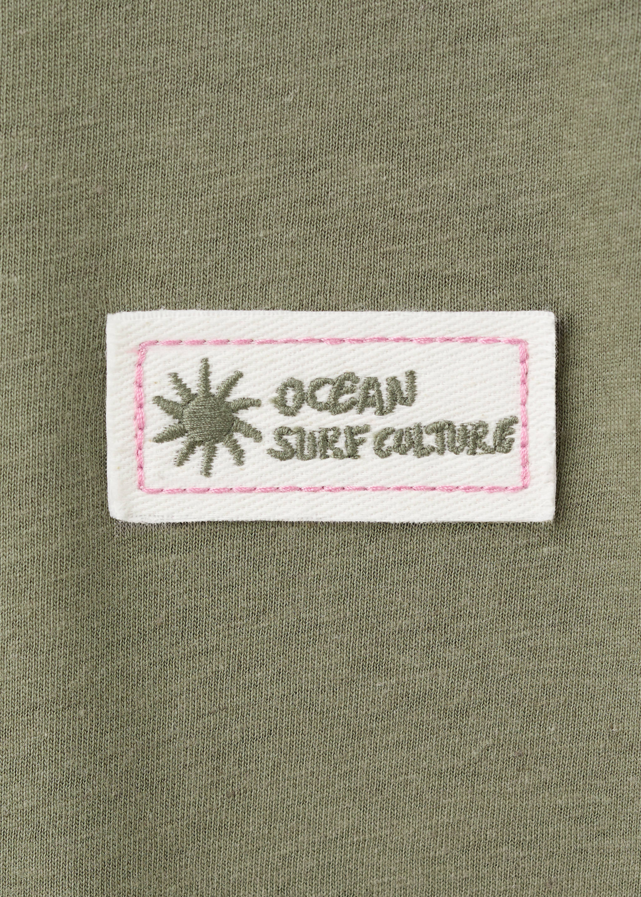 Linen T-shirt with embroidery detail - Details of the article 8