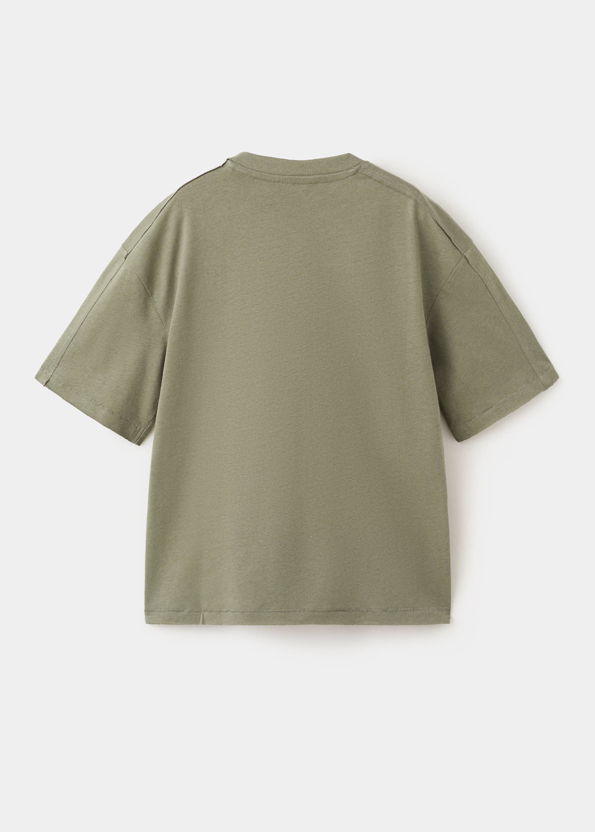 T-shirt lin détail brodé - Verso de l’article