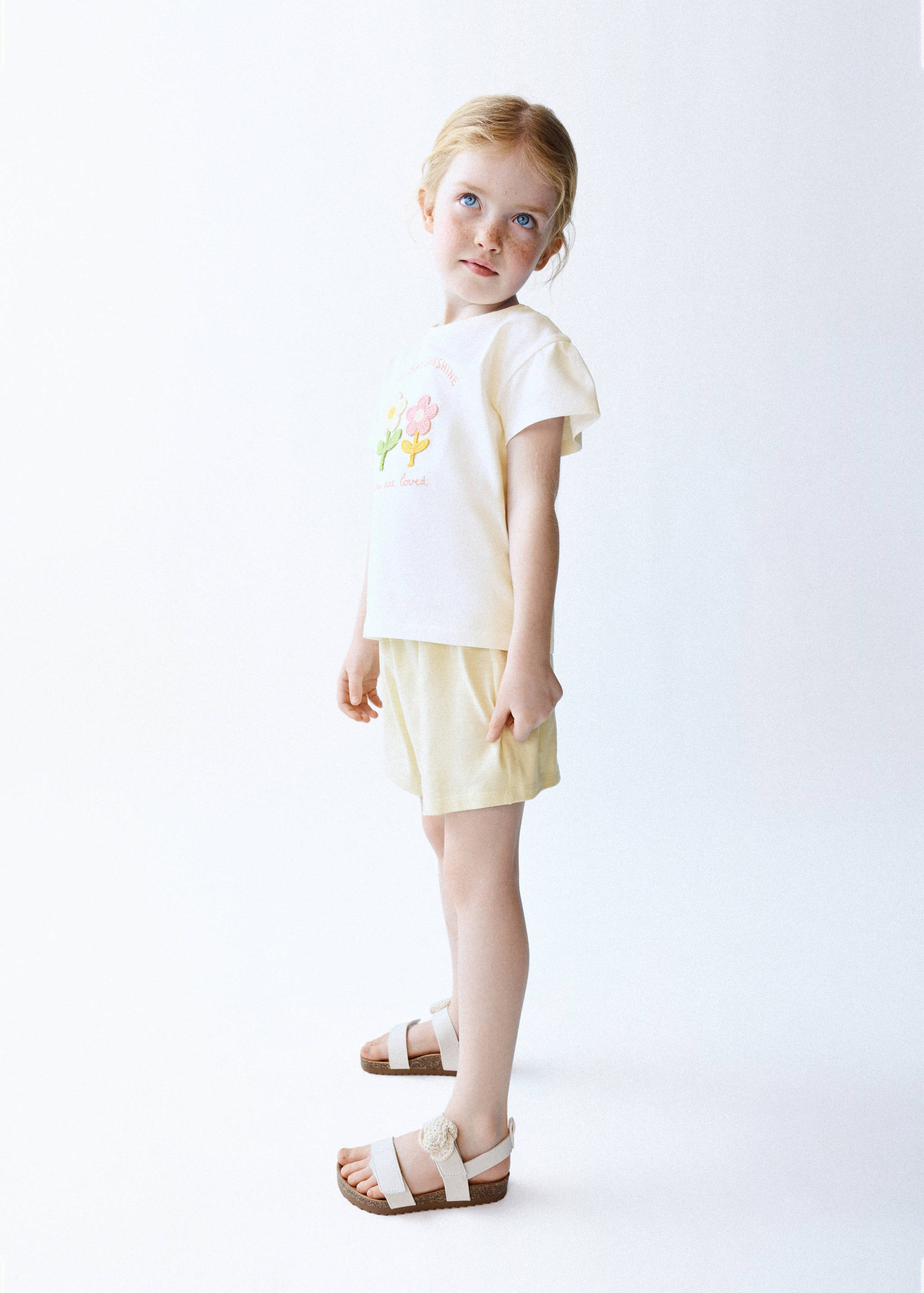 شورتات قطن بحبل رباط - رؤية عامة