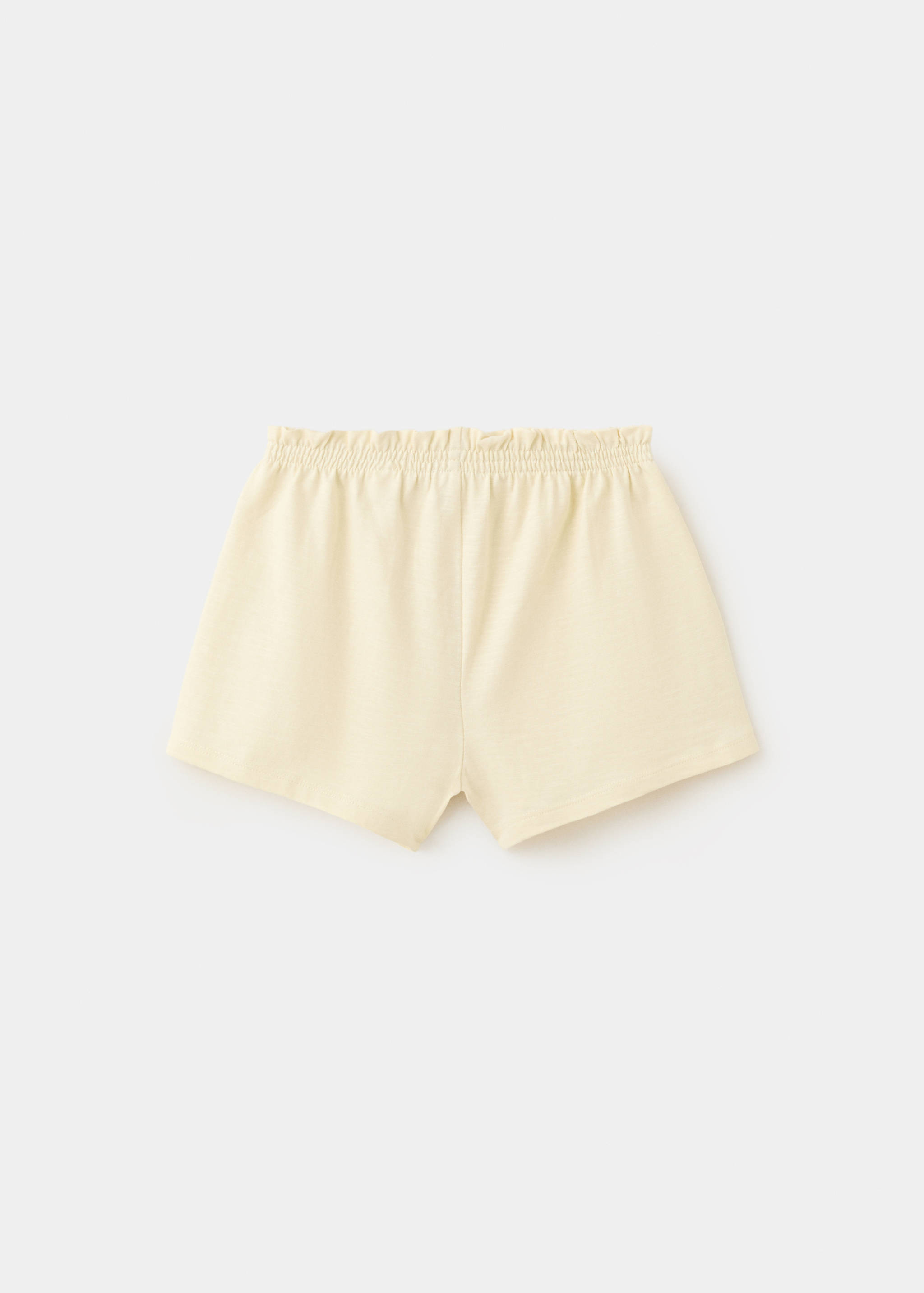 Cotton shorts with drawstring - Reverse of the article
