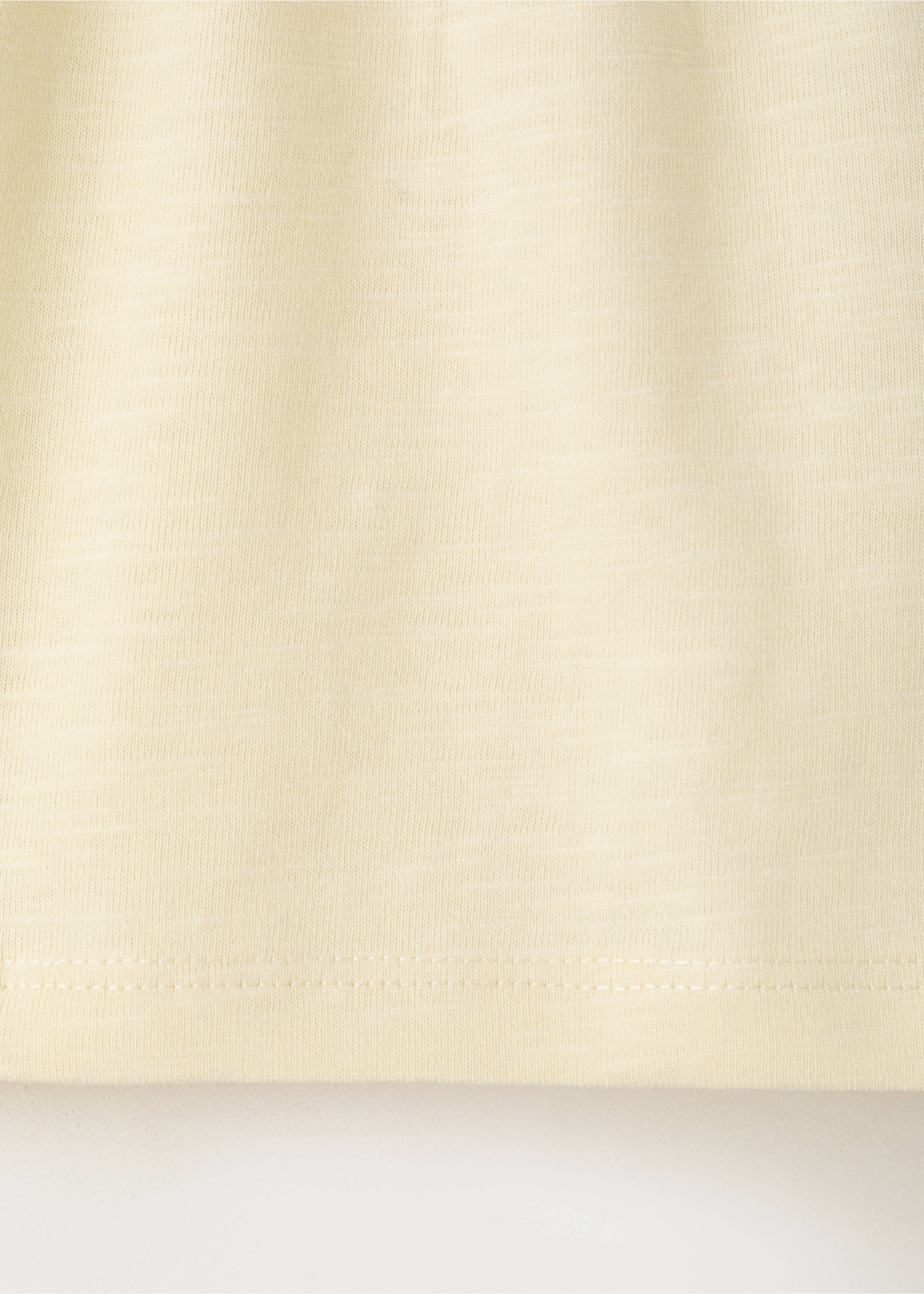 Cotton shorts with drawstring - Details of the article 0, Pastel Yellow. Ref: 27068265-00.