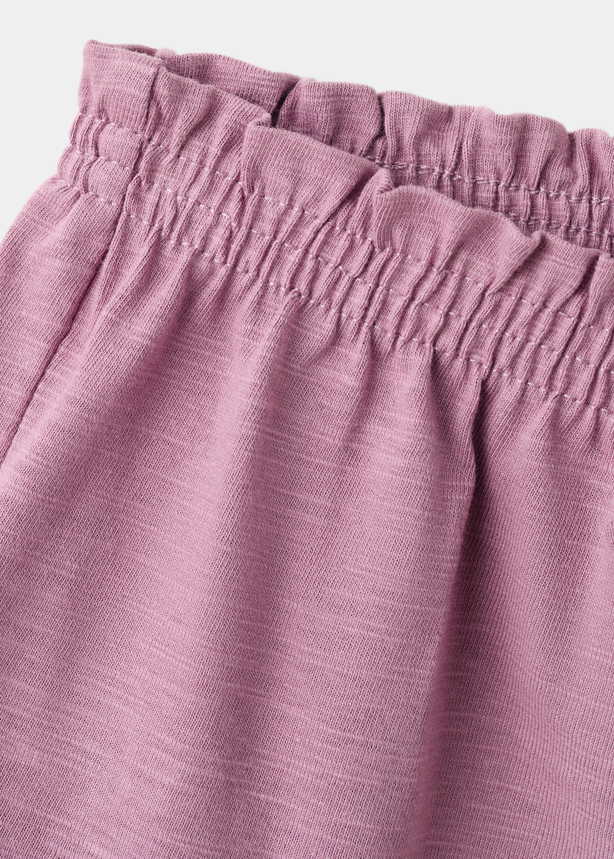 Cotton shorts with drawstring - Details of the article 8