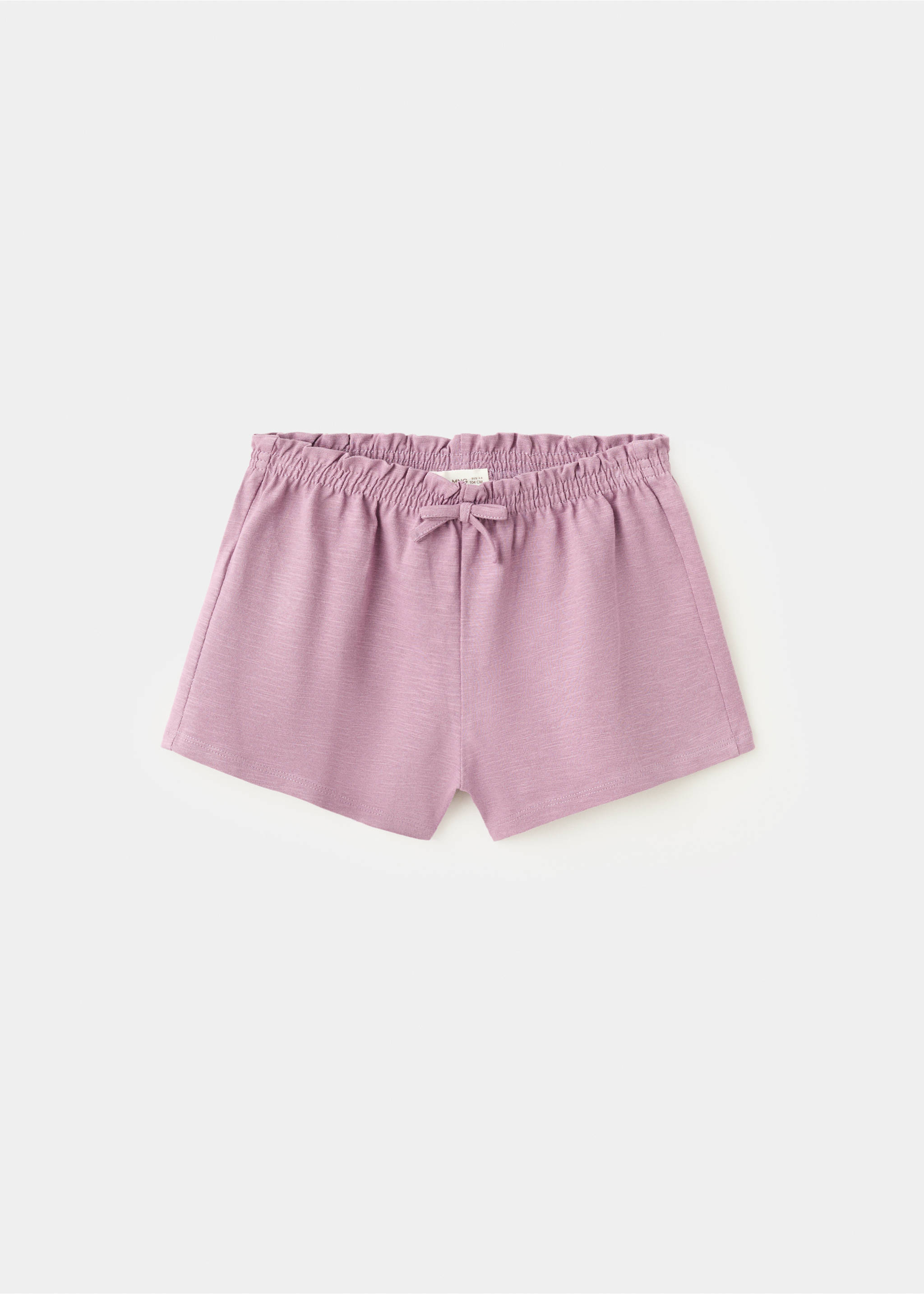Cotton shorts with drawstring - Article without model, Lilac. Ref: 27068265-00.