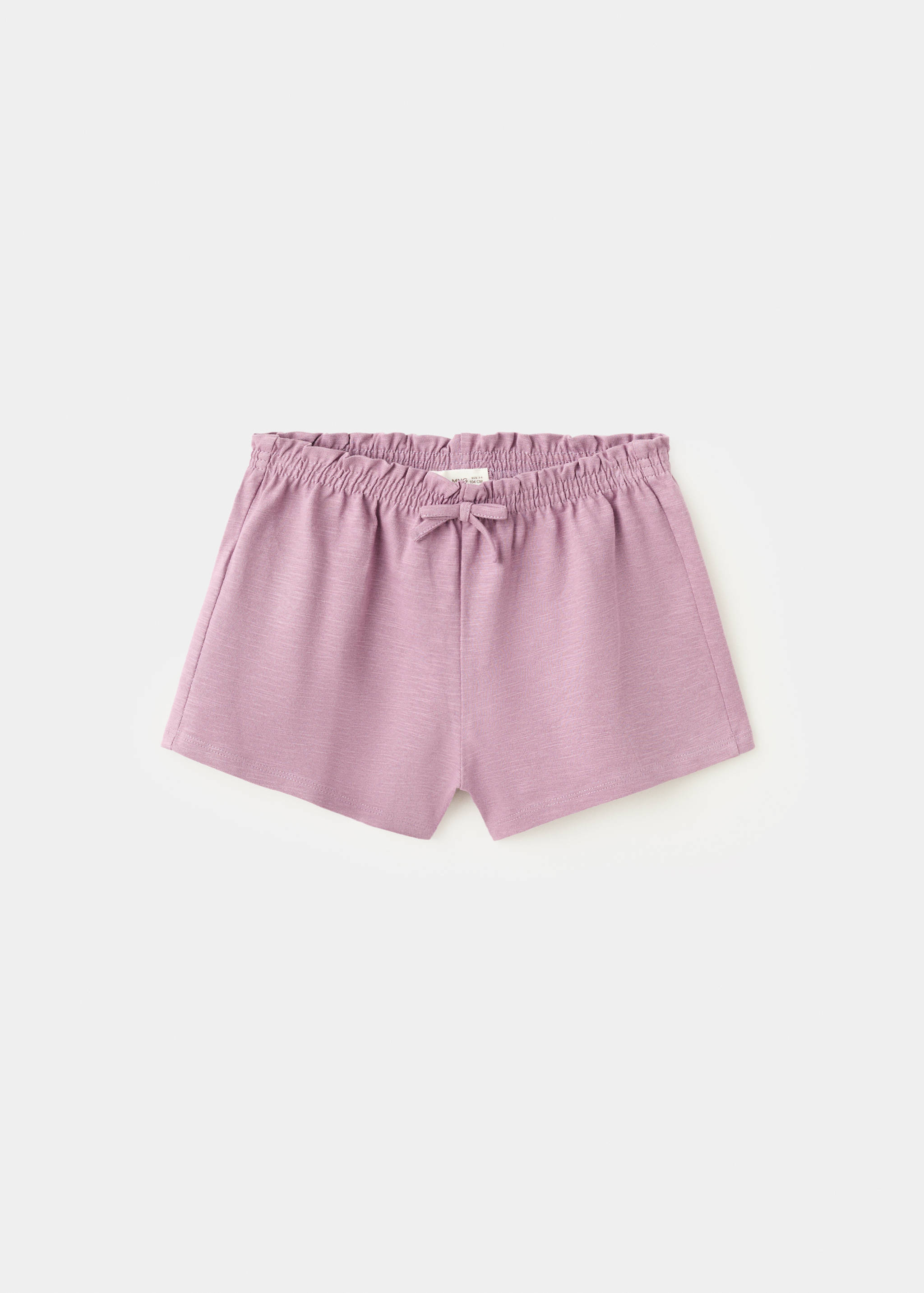 Cotton shorts with drawstring - Article without model