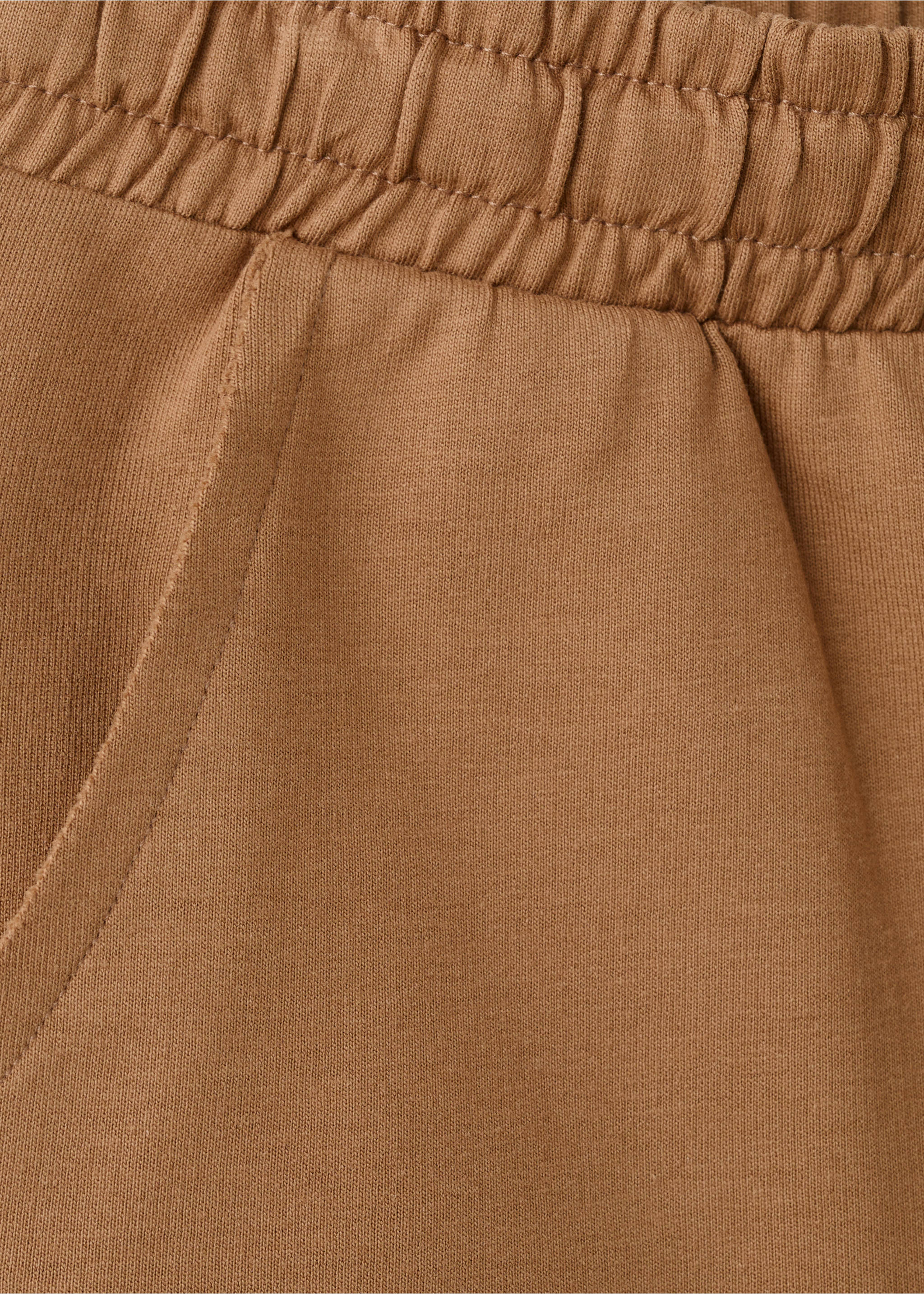 Bermuda coton cordon - Détail de l'article 0, Tabac. Ref: 27068268-00.