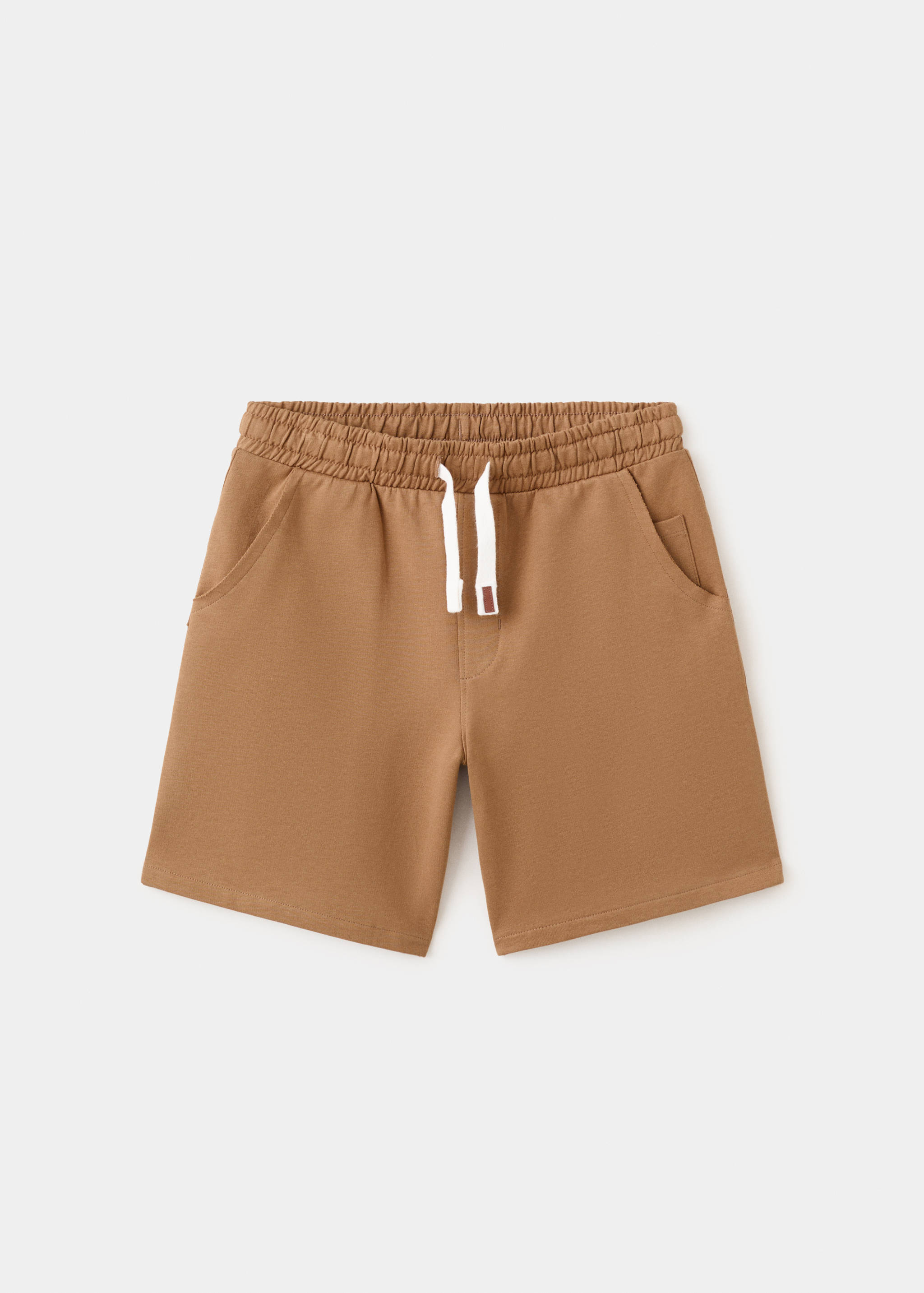 Cotton shorts with drawstring - Article without model