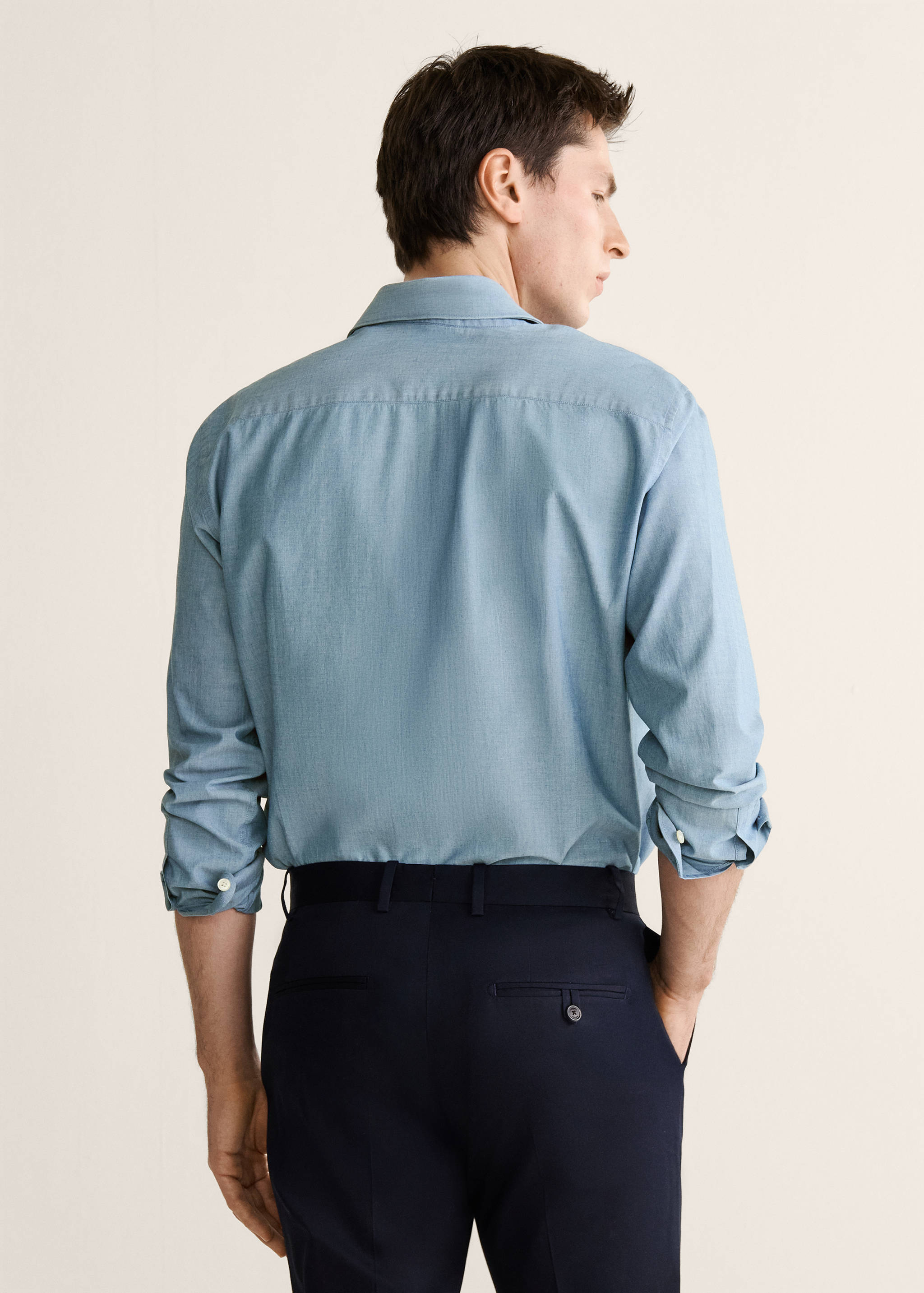 Chemise slim fit 100 % coton - Verso de l’article