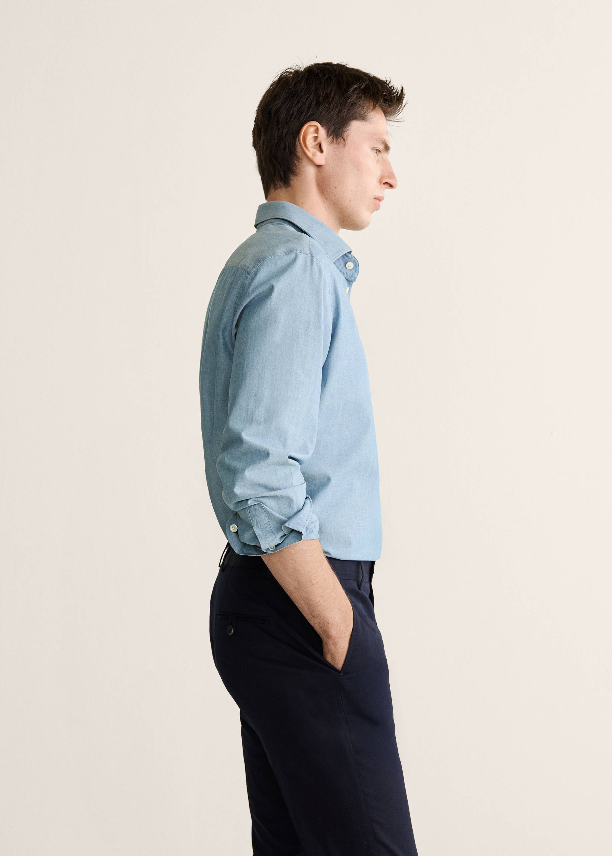 Chemise slim fit 100 % coton - Détail de l'article 2