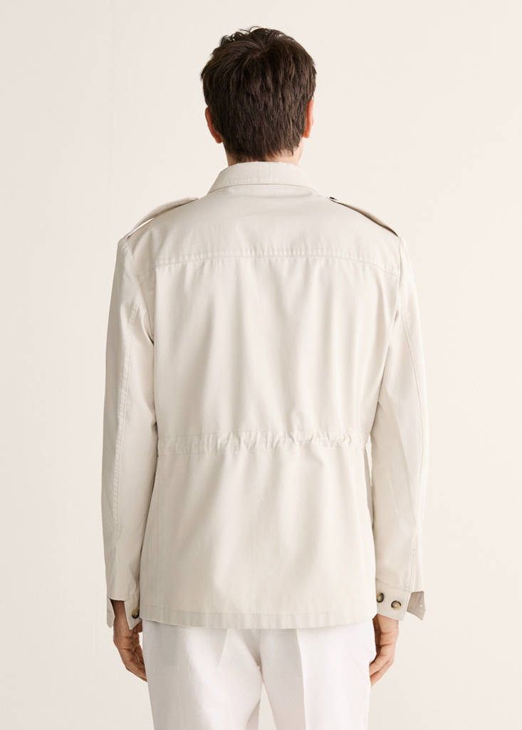 Jacket 100% Italian cotton — Beige