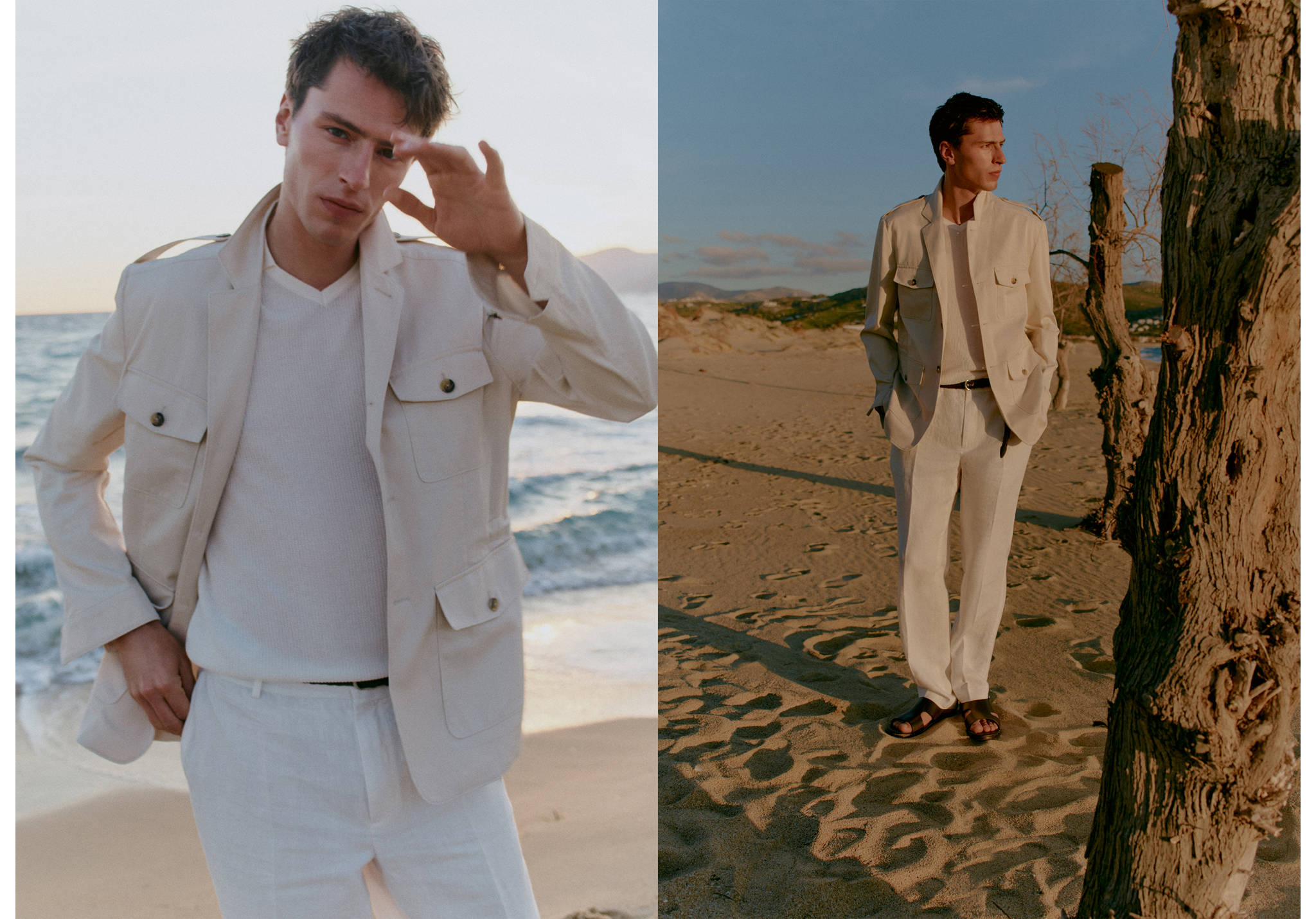 100% Italian cotton jacket - Panoramic plane