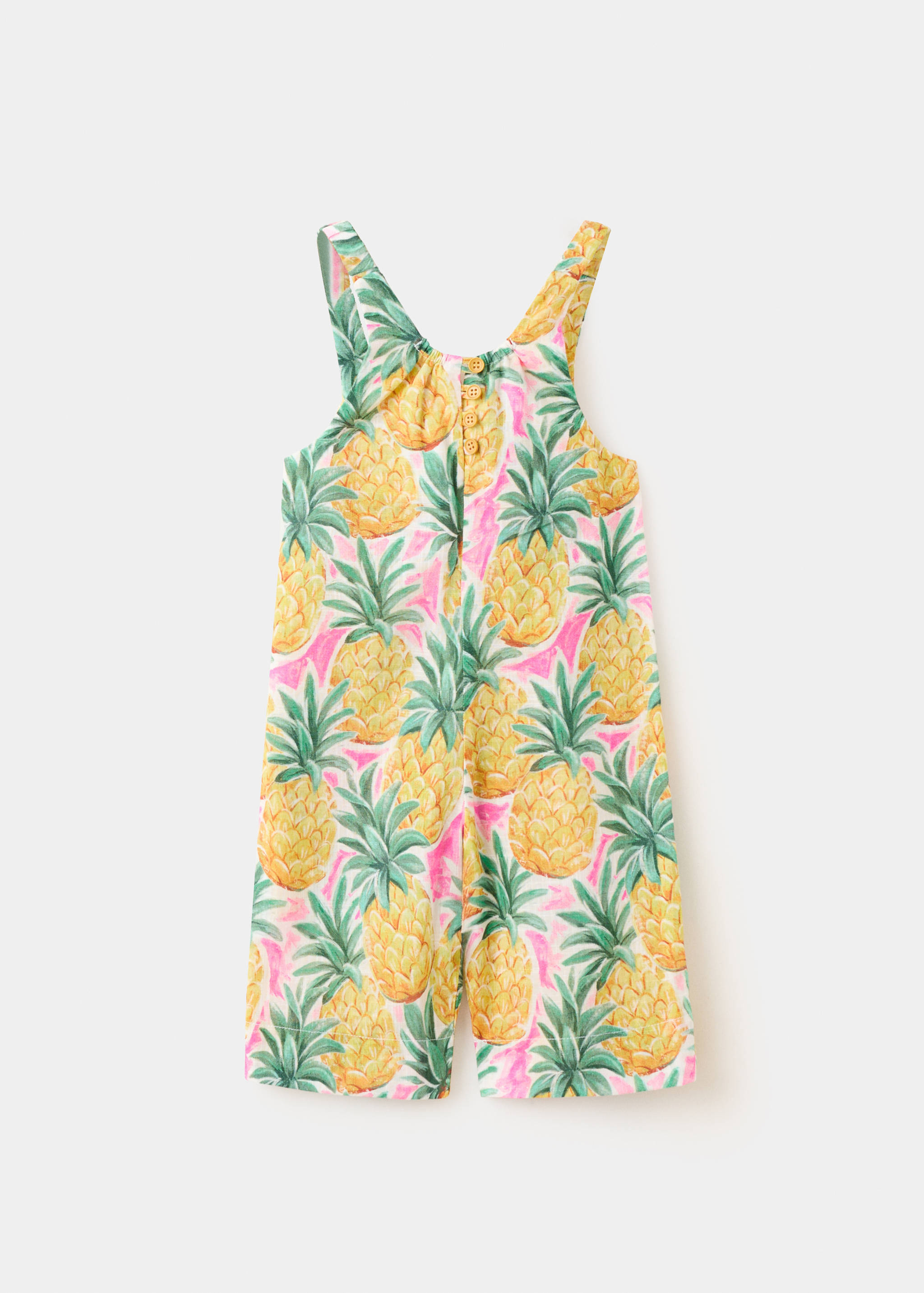 Pineapple print jumpsuit - Reverse of the article