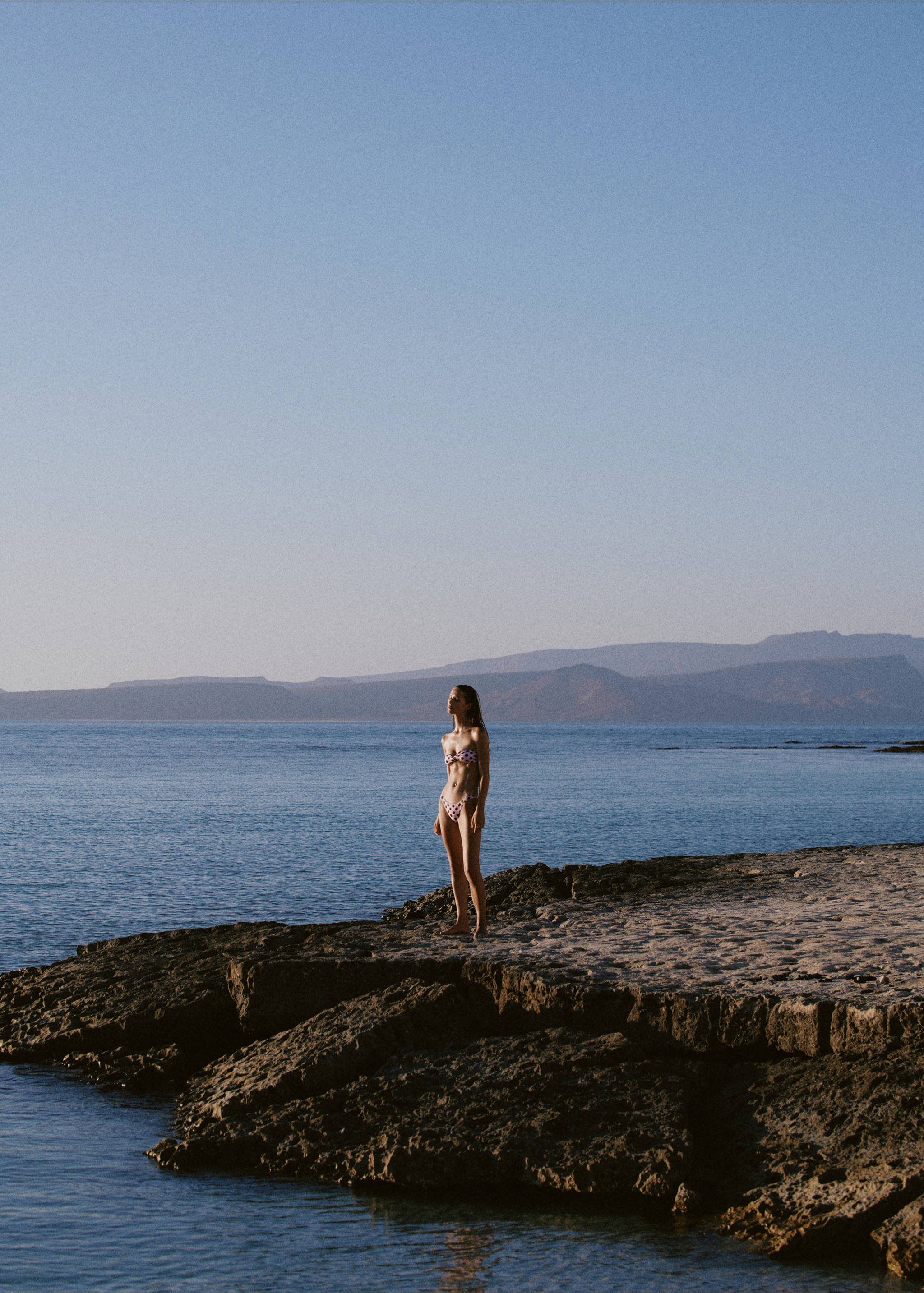 Bandeau bikini top with polka dots - Details of the article 6, Pink. Ref: 27068647-00.