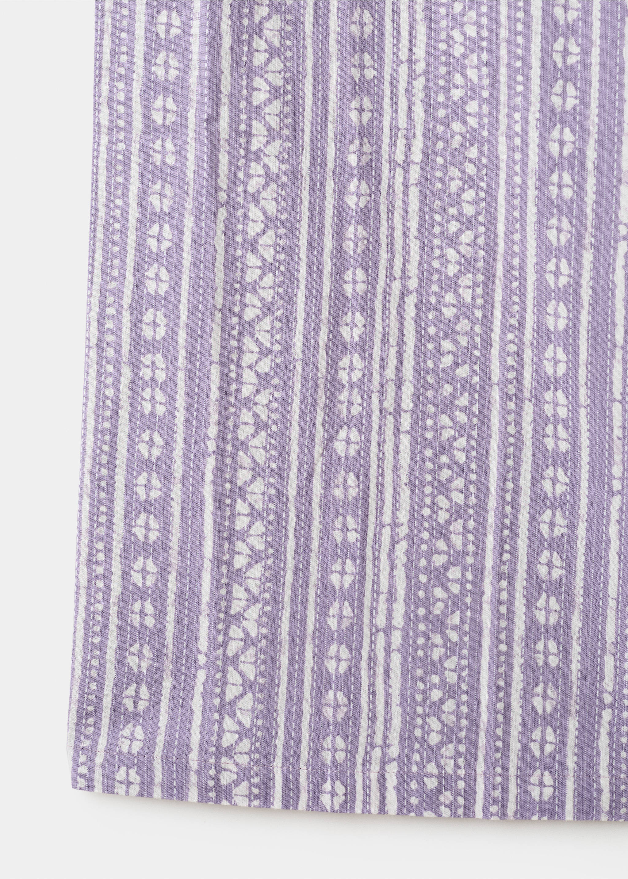Flowy printed trousers - Details of the article 0, Light/Pastel Purple. Ref: 27068650-00.