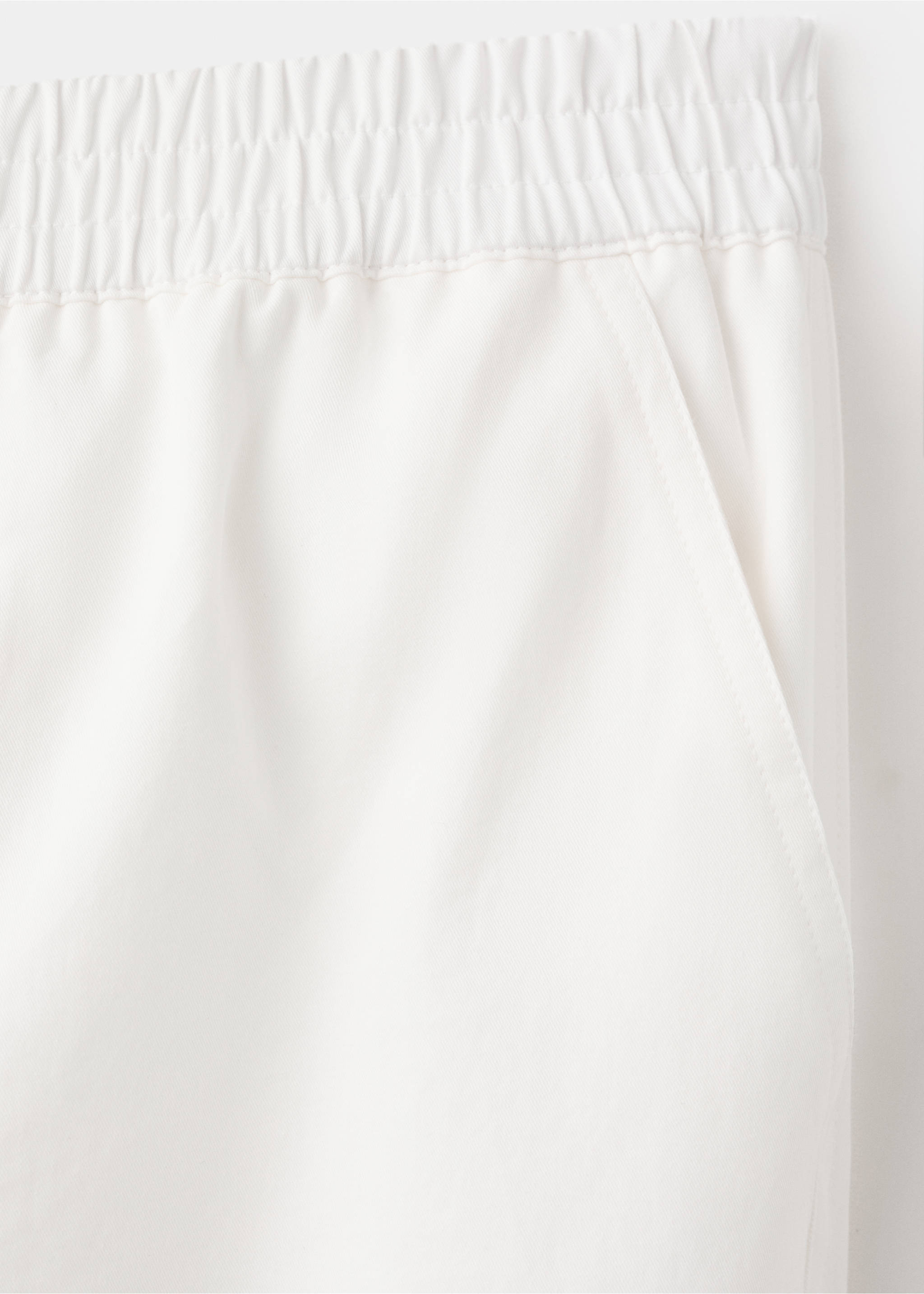 Cargo harem pants - Details of the article 8, White. Ref: 27068652-00.