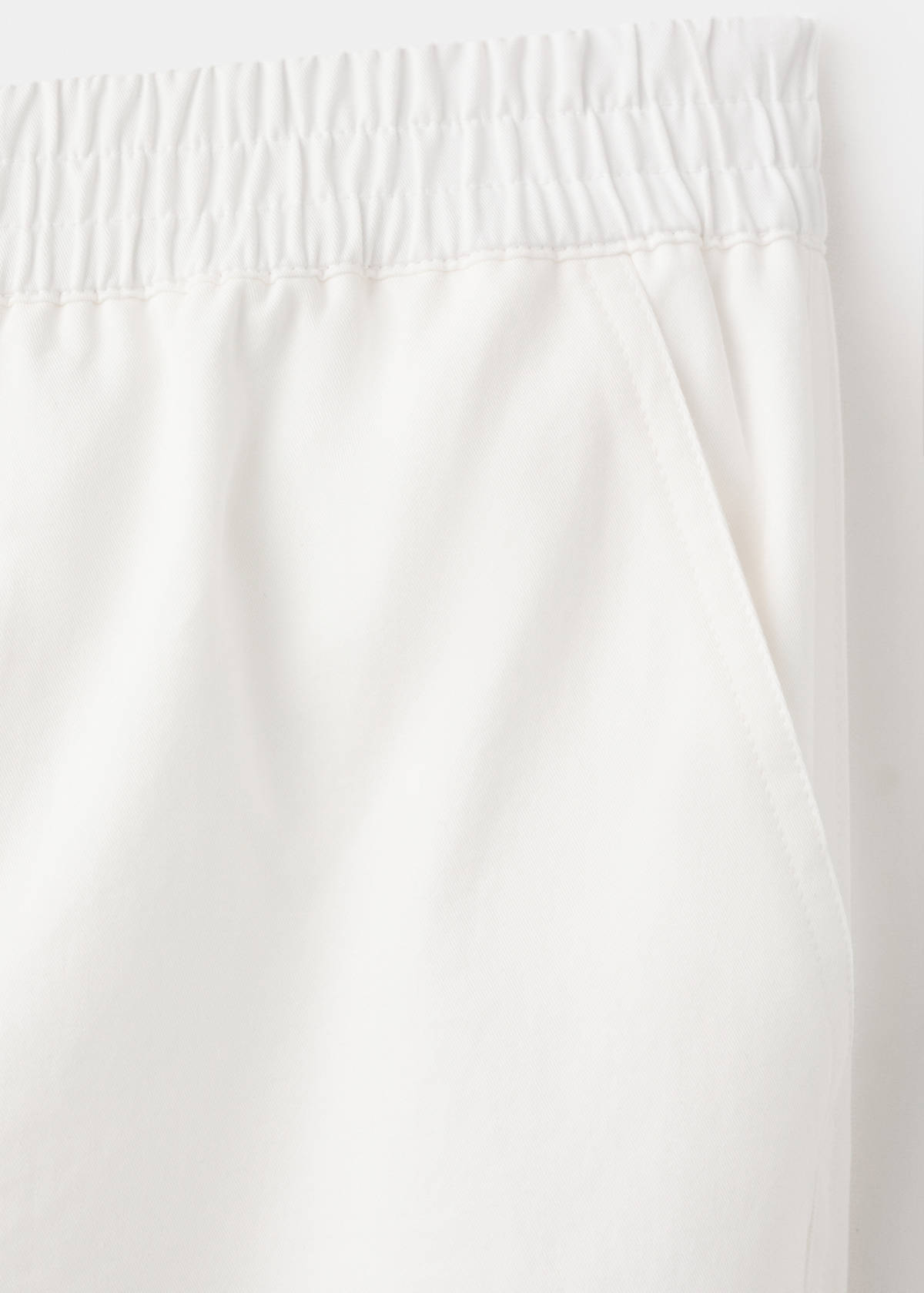 Cargo baggy trousers — White