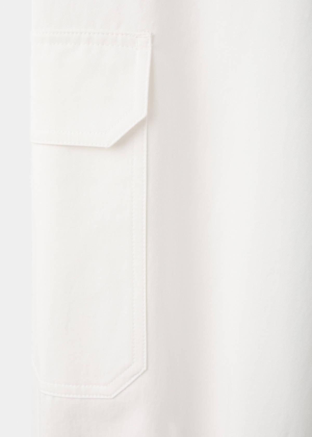 Cargo baggy trousers — White
