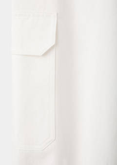 Cargo baggy trousers — White 8