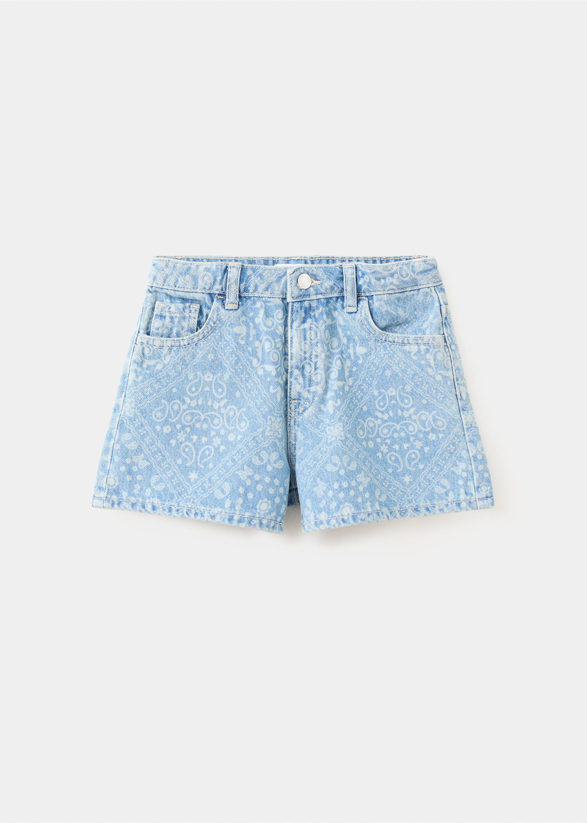 Shorts estampado paisley - Artículo sin modelo, Azul claro. Ref: 27068656-00.