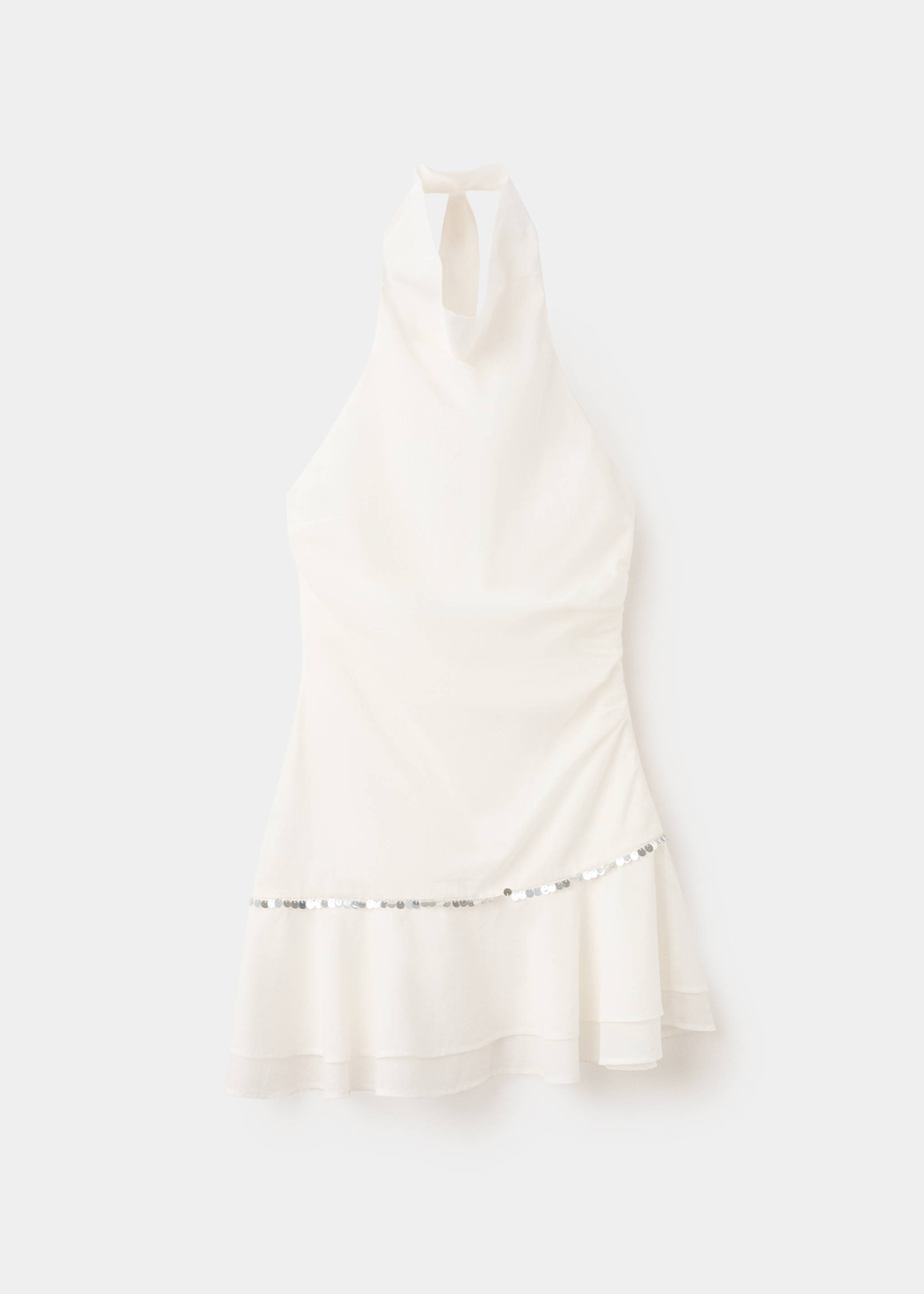Ruffled halter-neck dress - Article without model