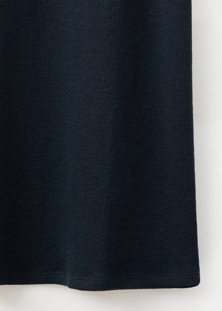 Long cotton dress — Charcoal