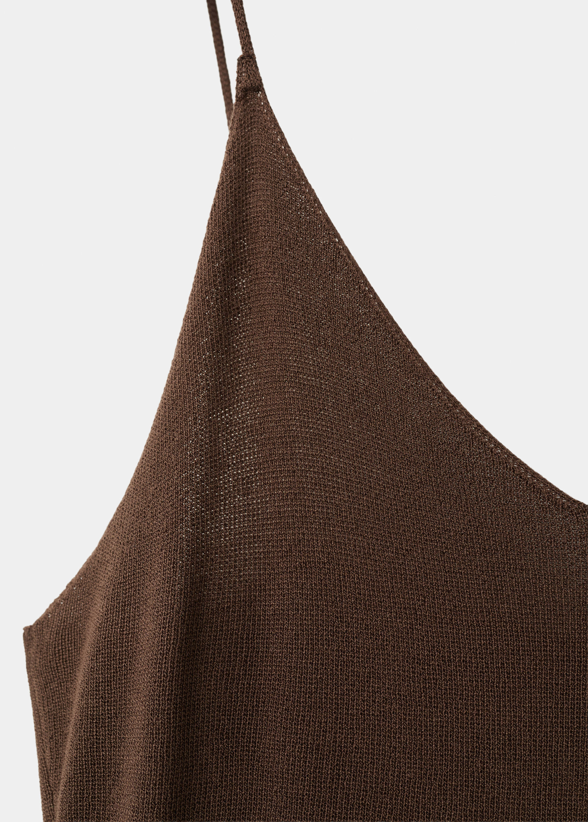 Knitted dress with gathered detail - Details of the article 8