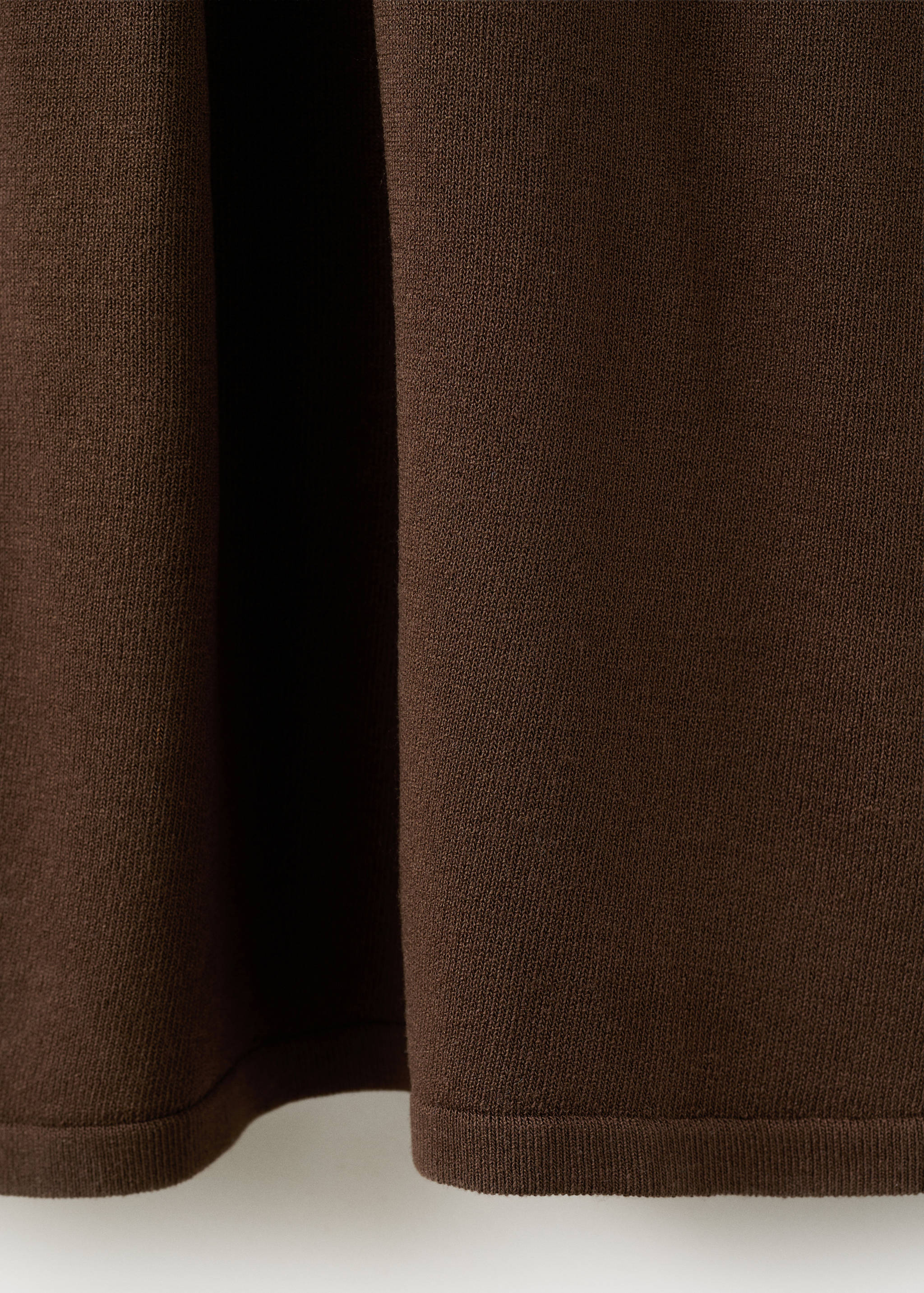 Knitted dress with gathered detail - Details of the article 0