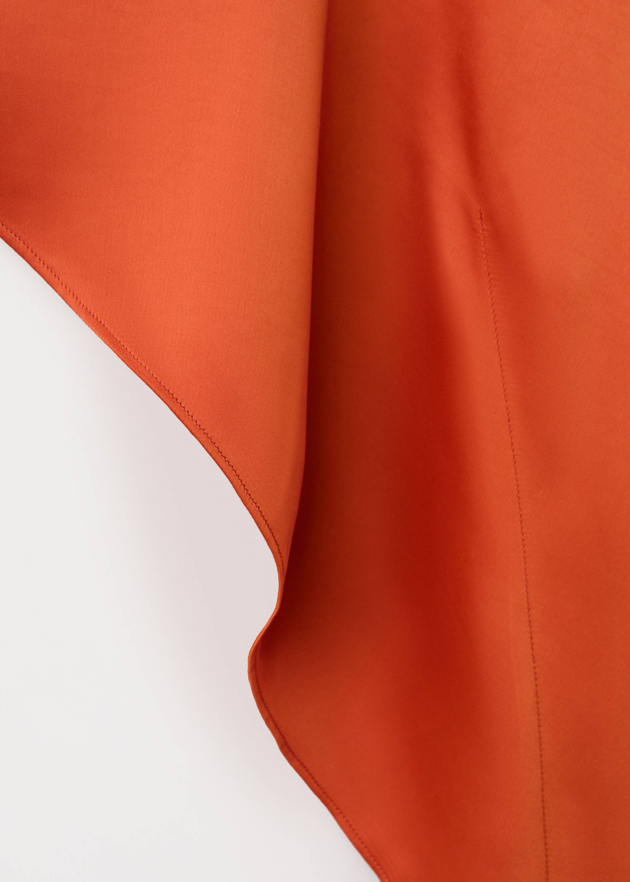 Asymmetric satin blouse - Details of the article 0
