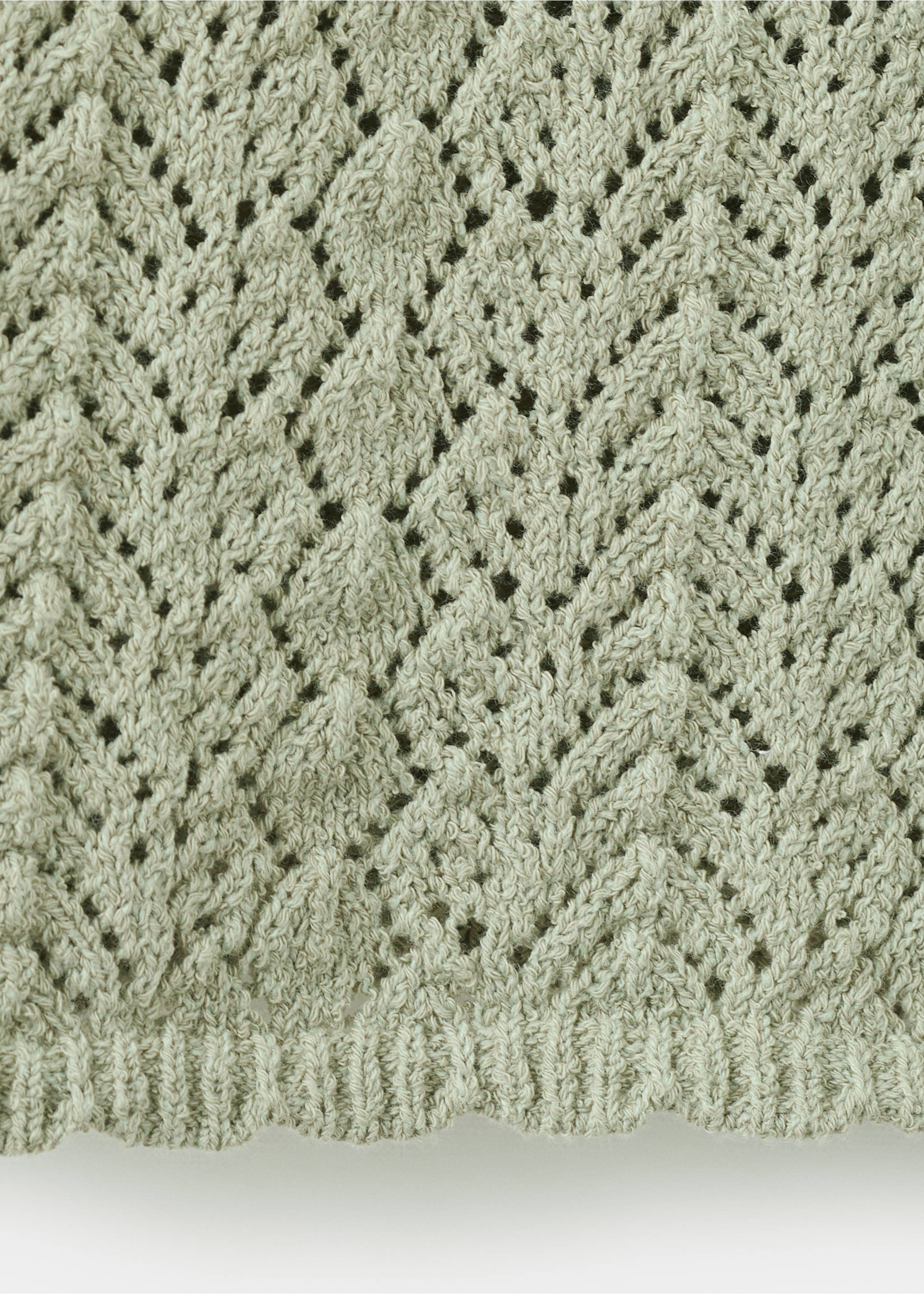 Robe crochet décolletée dans le dos - Détail de l'article 0, Vert pastel. Ref: 27069060-00.