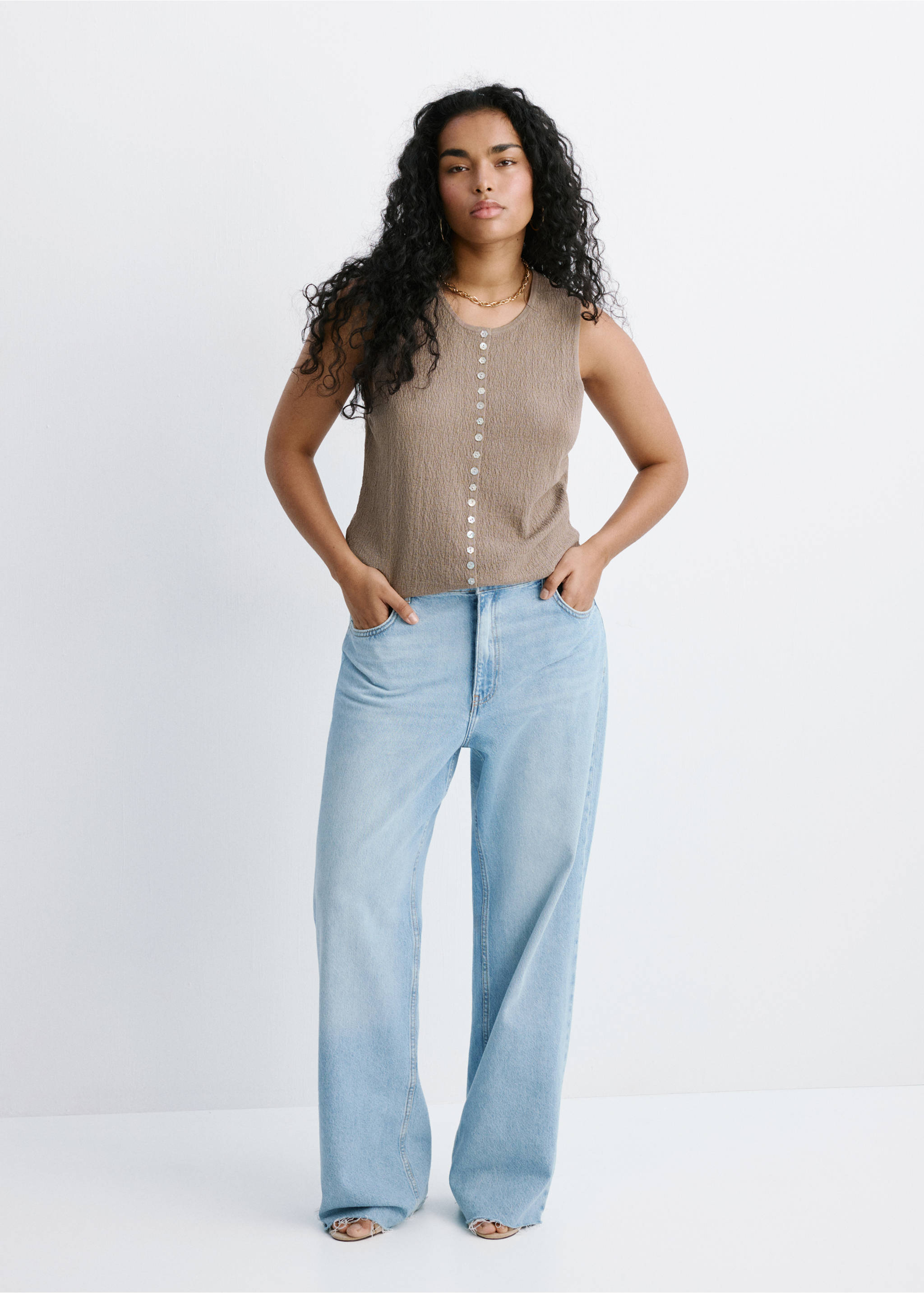 Top shell - Detalle del artículo 3, Marrón medio. Ref: 27069064-00.