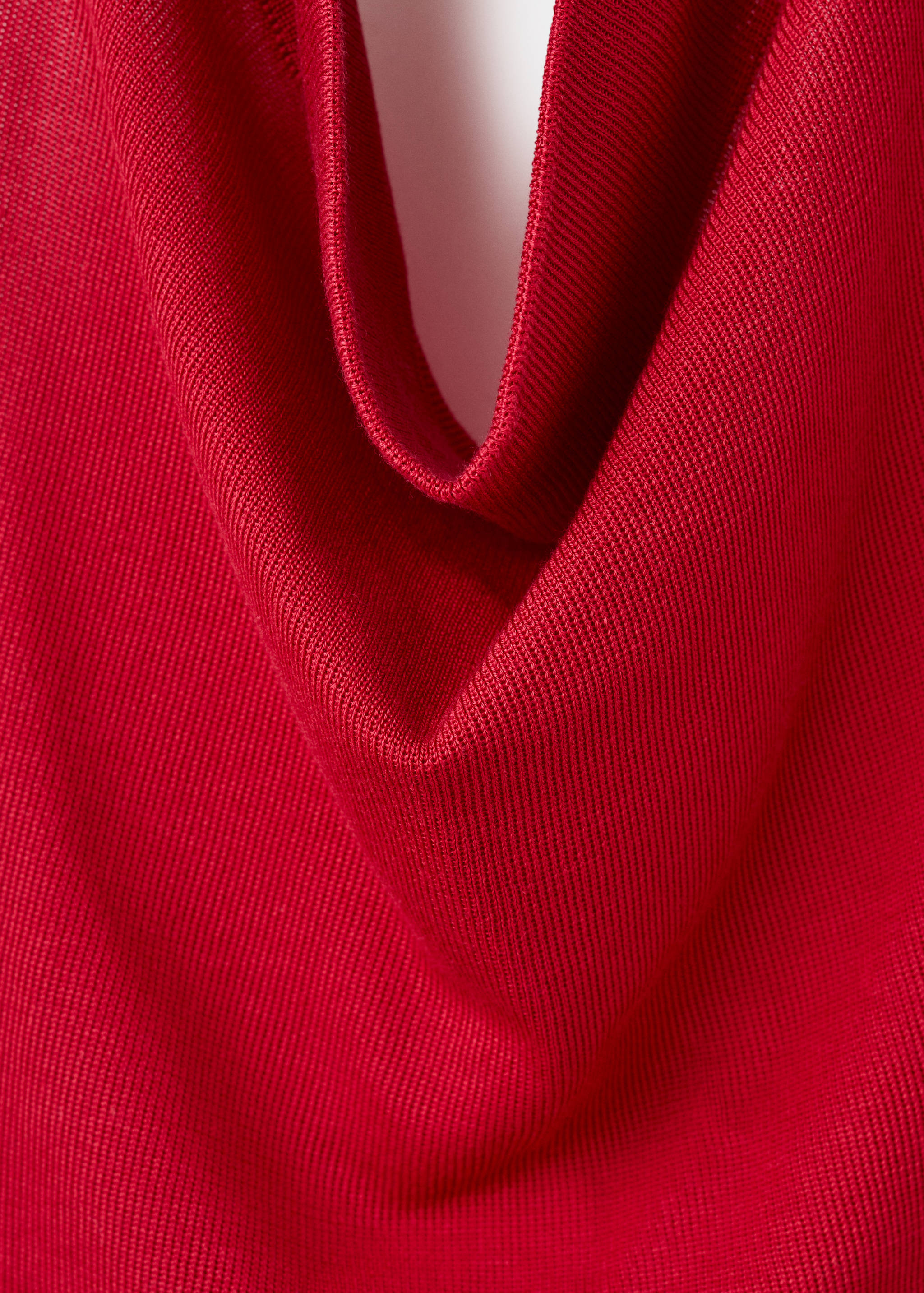 Halter-neck lyocell top - Details of the article 8