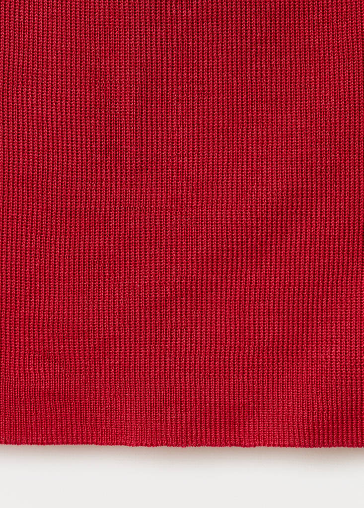 Halter-neck lyocell top — Red