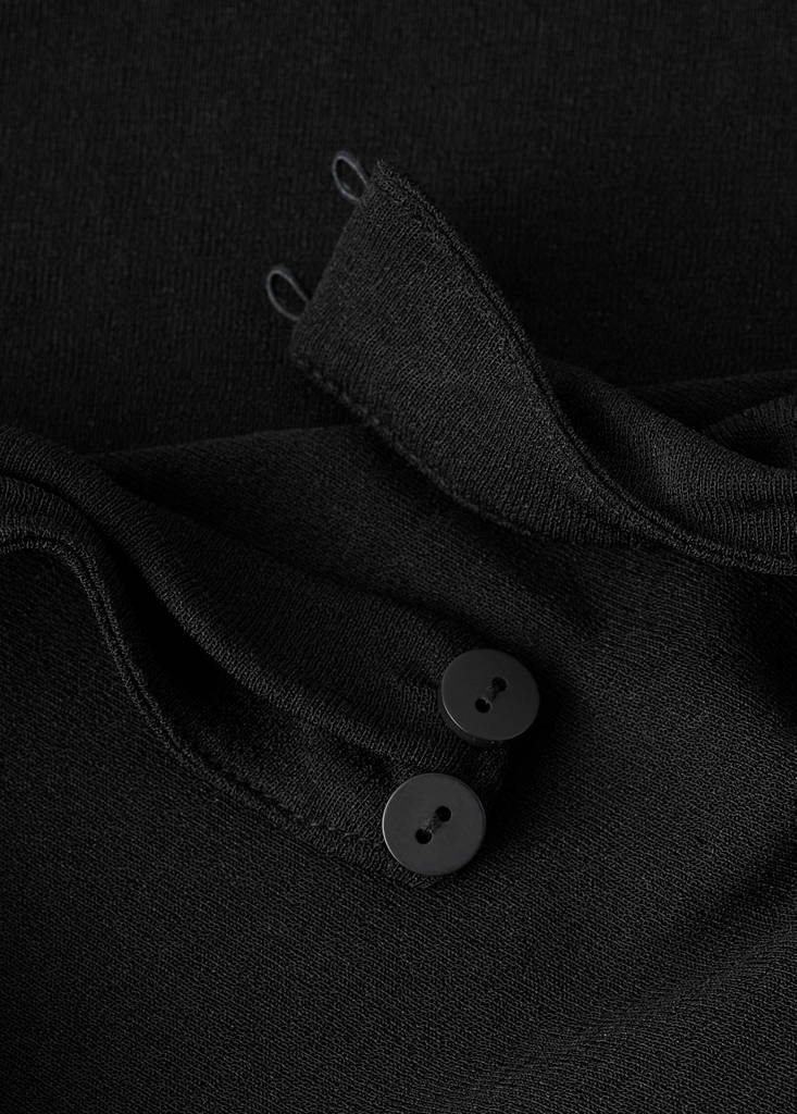 Halter tie dress — Black
